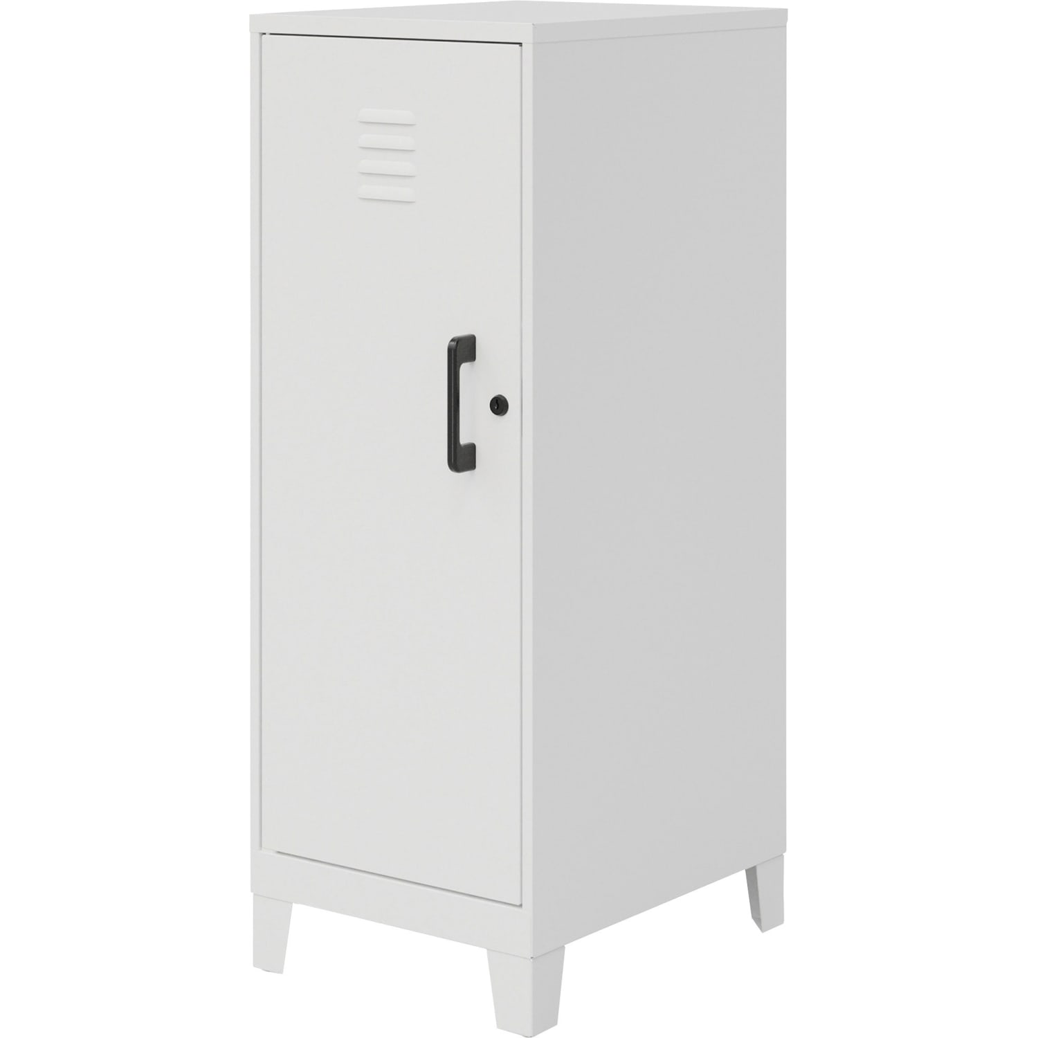 LYS SOHO Locker - 3 Shelve(s) - for Office, Home, Classroom, Playroom, Basement, Garage, Cloth, Sport Equipments, Toy, Game - Overall Size 42.5in x 14.3in x 18in - Pearl White - Steel - Image 4