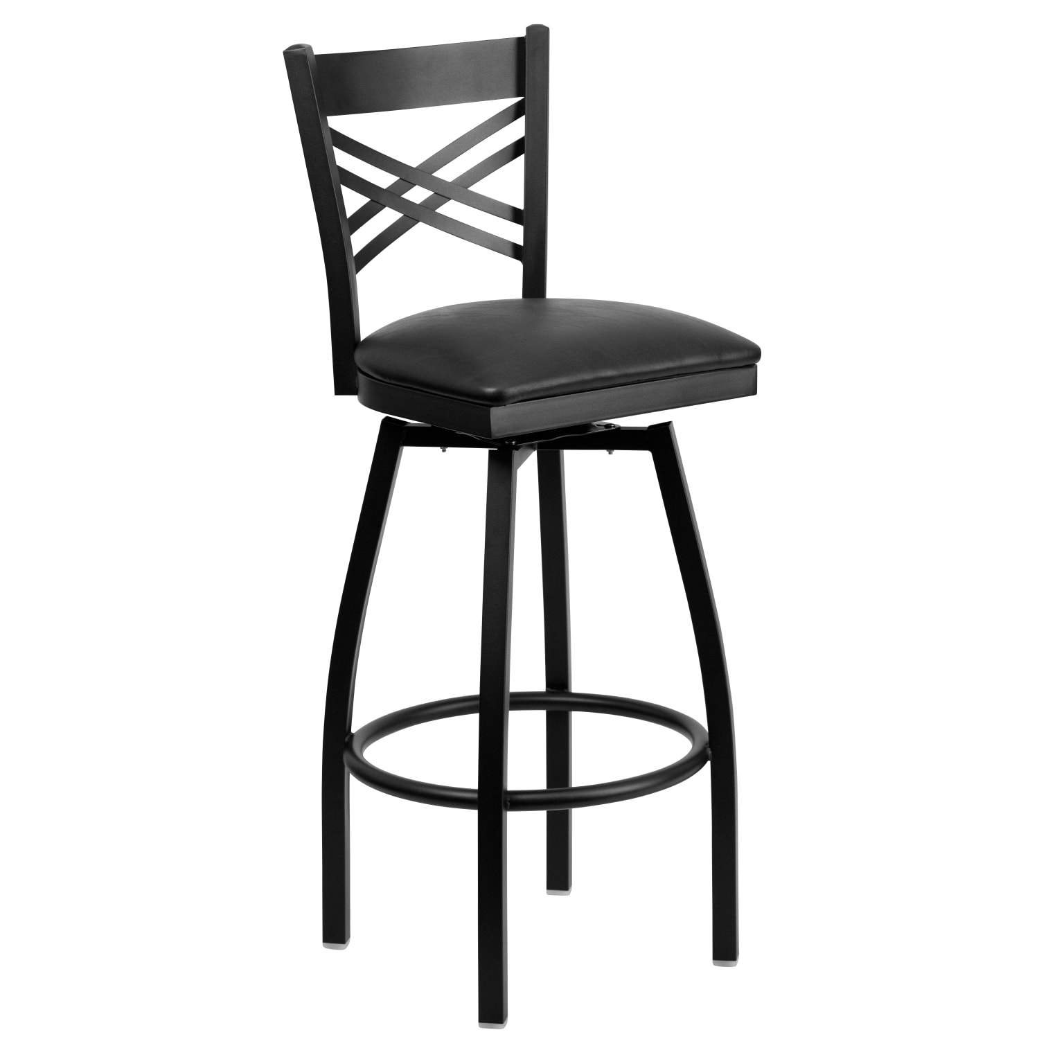 Flash Furniture XBack Swivel Metal Bar Stool Black PopularChairscom Flash Furniture X Back Swivel Metal Bar Stool Black PopularChairscom