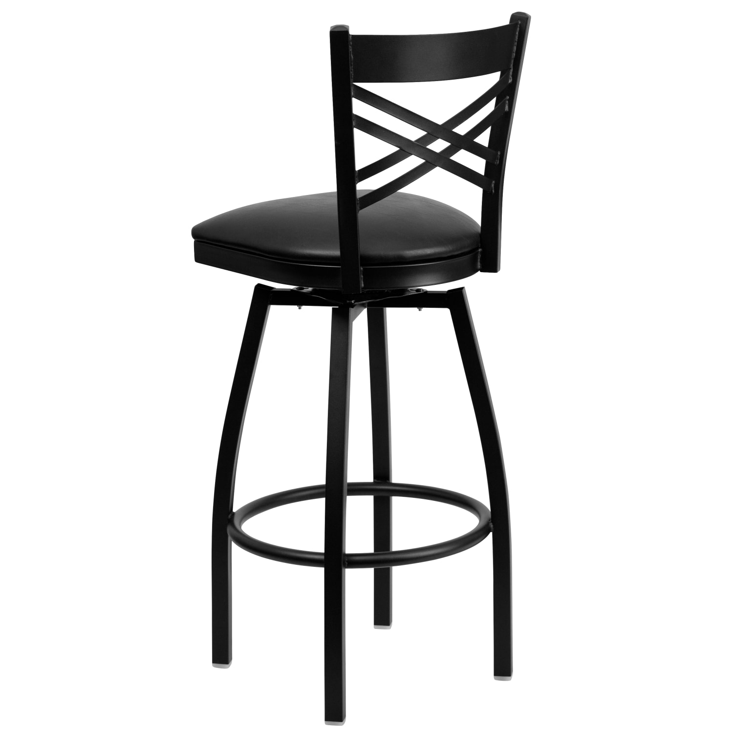 Flash Furniture XBack Swivel Metal Bar Stool Black PopularChairscom Flash Furniture X Back Swivel Metal Bar Stool Black PopularChairscom