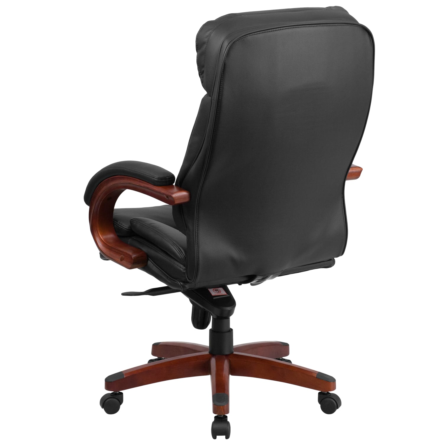 Flash Furniture Ergonomic LeatherSoft High-Back Executive Office Chair, Black, BT90171HS - Image 8