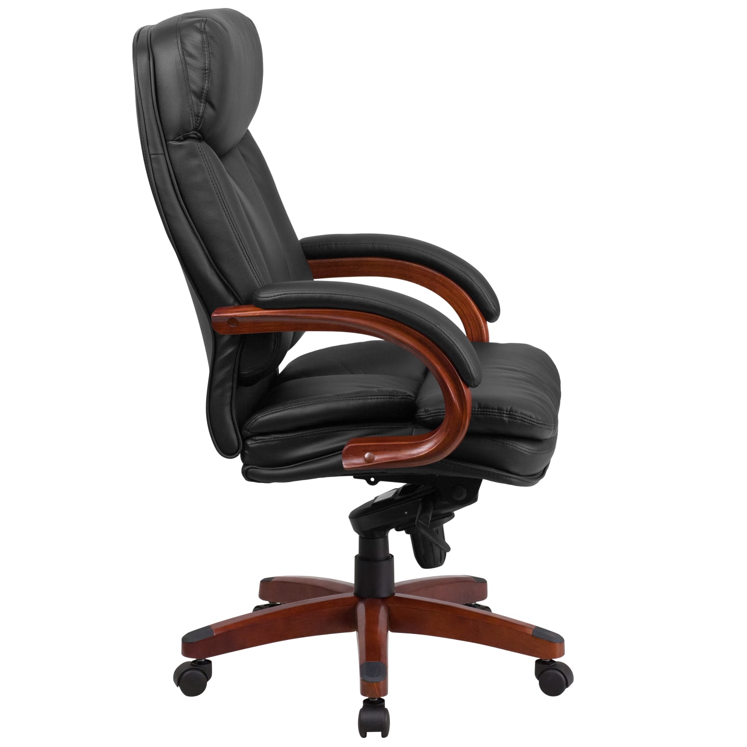 Flash Furniture Ergonomic LeatherSoft High-Back Executive Office Chair, Black, BT90171HS - Image 10