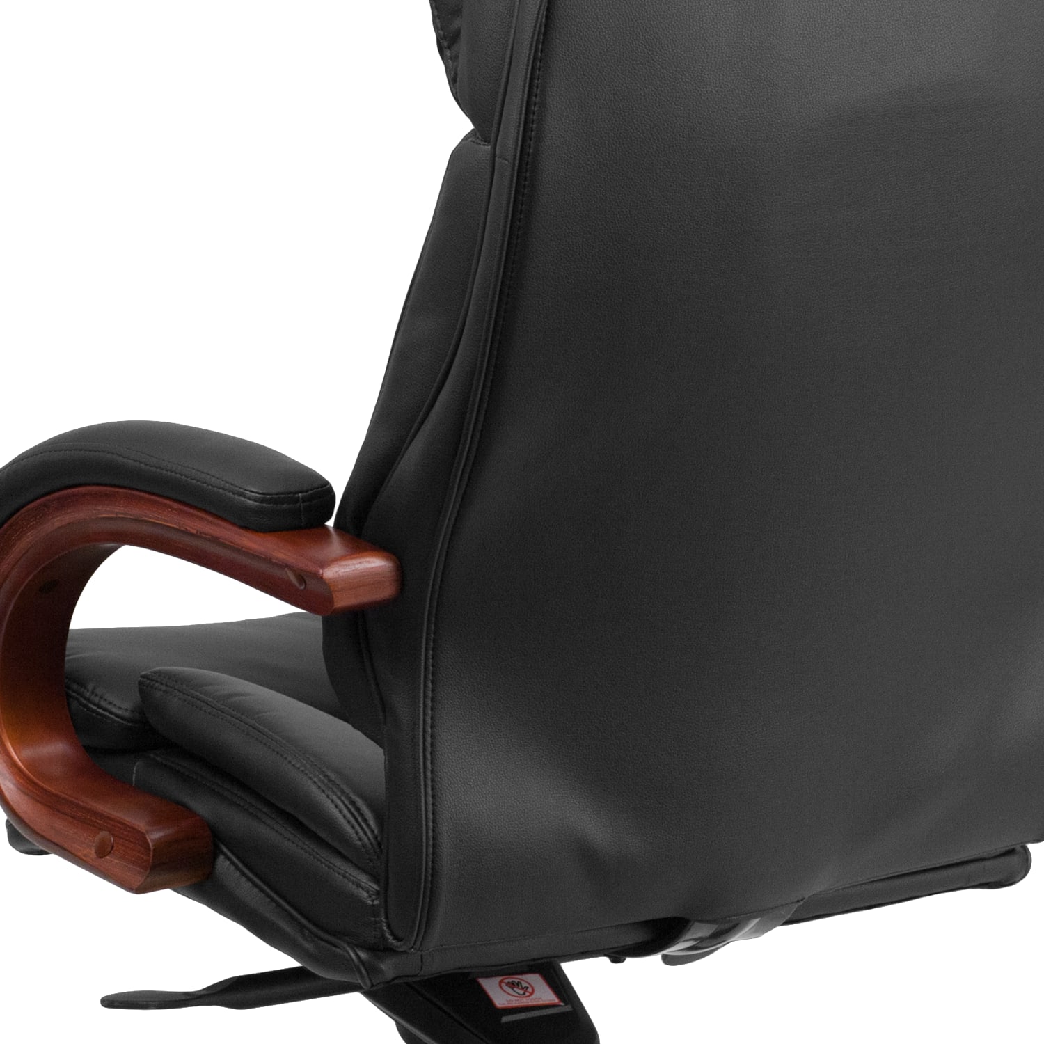 Flash Furniture Ergonomic LeatherSoft High-Back Executive Office Chair, Black, BT90171HS - Image 12
