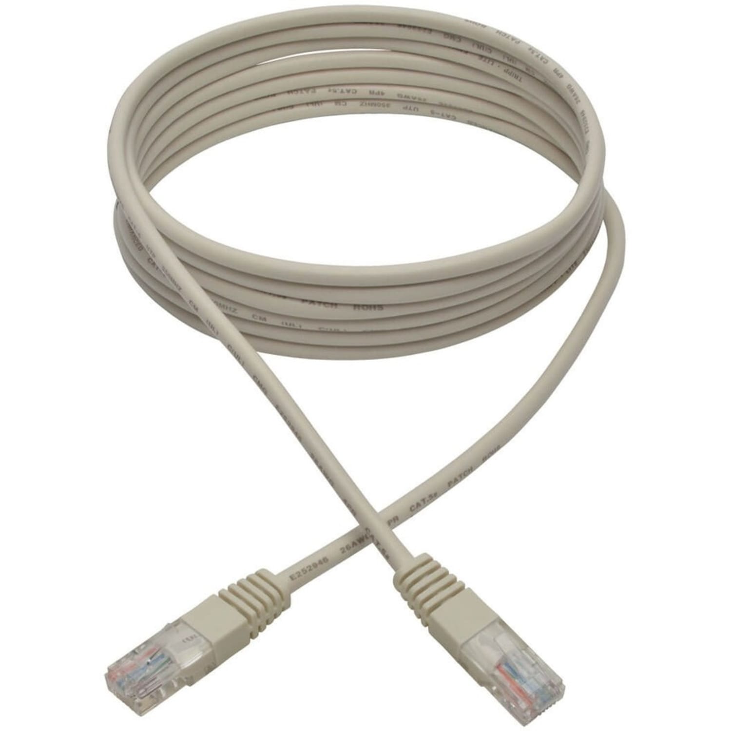 Tripp Lite Category 5e Patch Cable, 10 ", White - Image 3