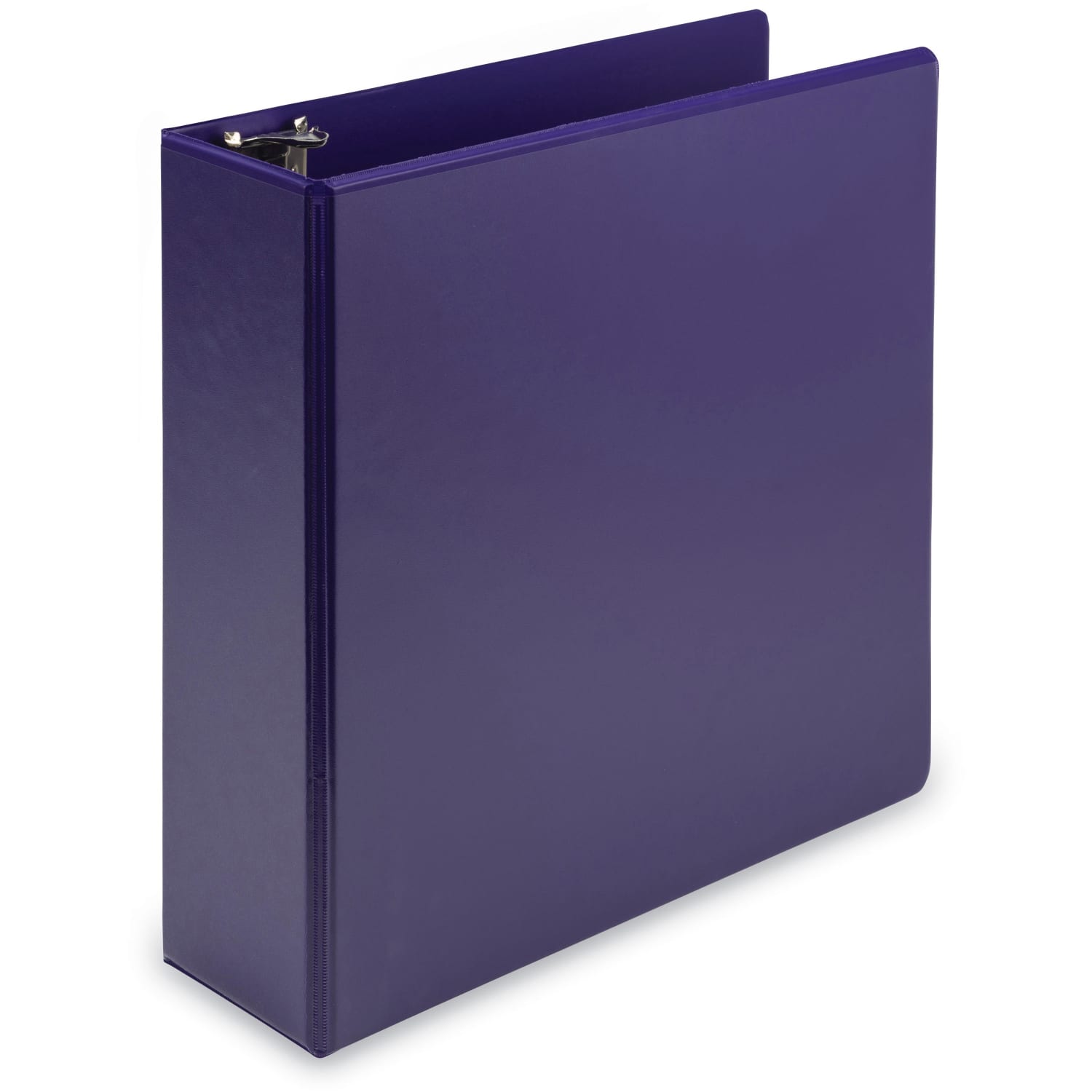 Samsill Earths Choice Plant-based View Binders - 3in Binder Capacity - Letter - 8 1/2in x 11in Sheet Size - 3 x Round Ring Fastener(s) - Chipboard, Polypropylene, Plastic - Purple - Recycled - Durable, Clear Overlay, Non-glare, PVC-free, Non-stick - Image 3