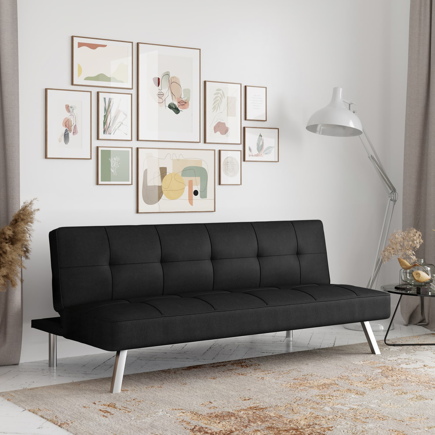 Lifestyle Solutions Serta Condor Convertible Sofa Black PopularChairscom Lifestyle Solutions Serta Condor Convertible Sofa Black PopularChairscom