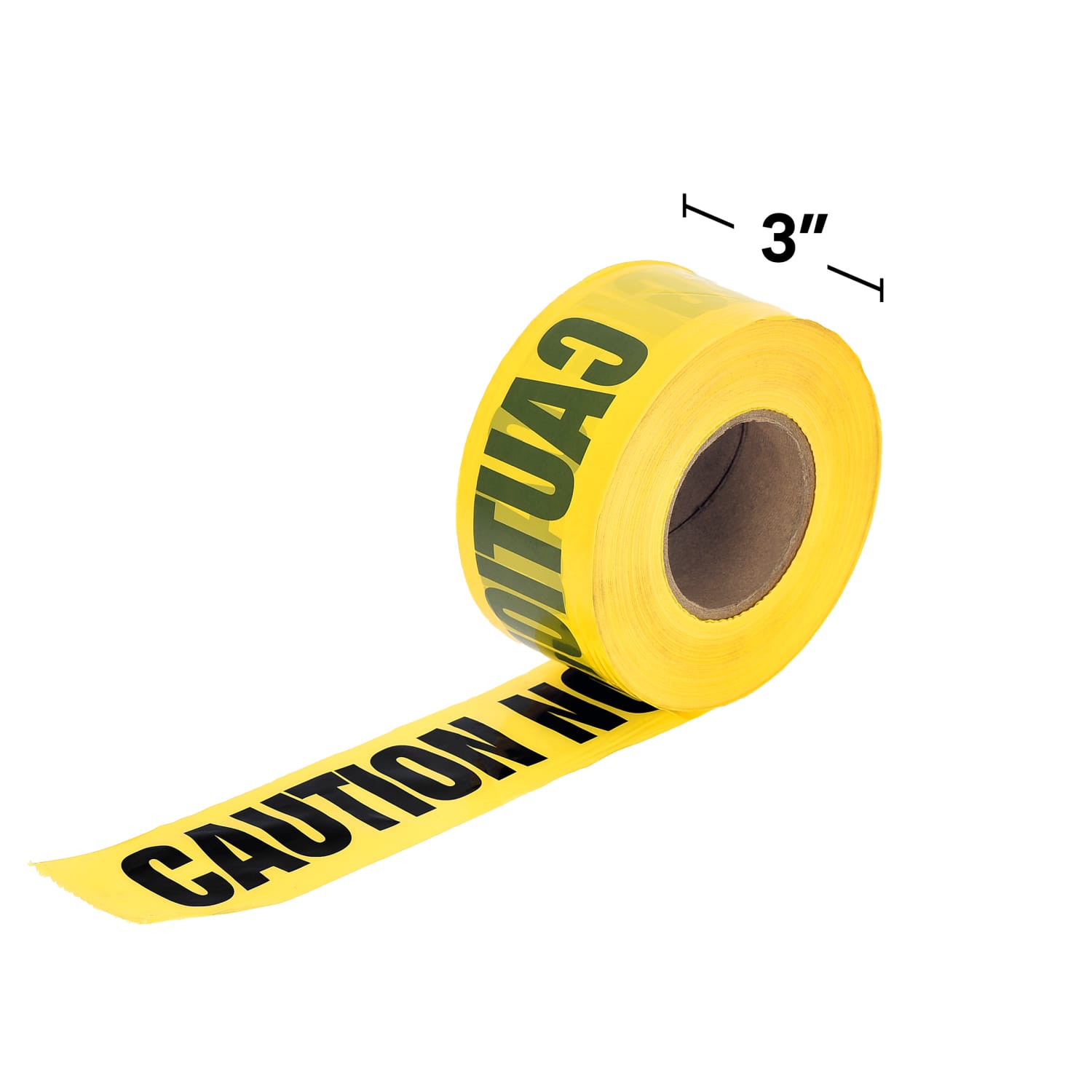 Alpine AdirPro Caution - No Parking Tape, 1,000ft, Yellow, Pack Of 12 Rolls - Image 5