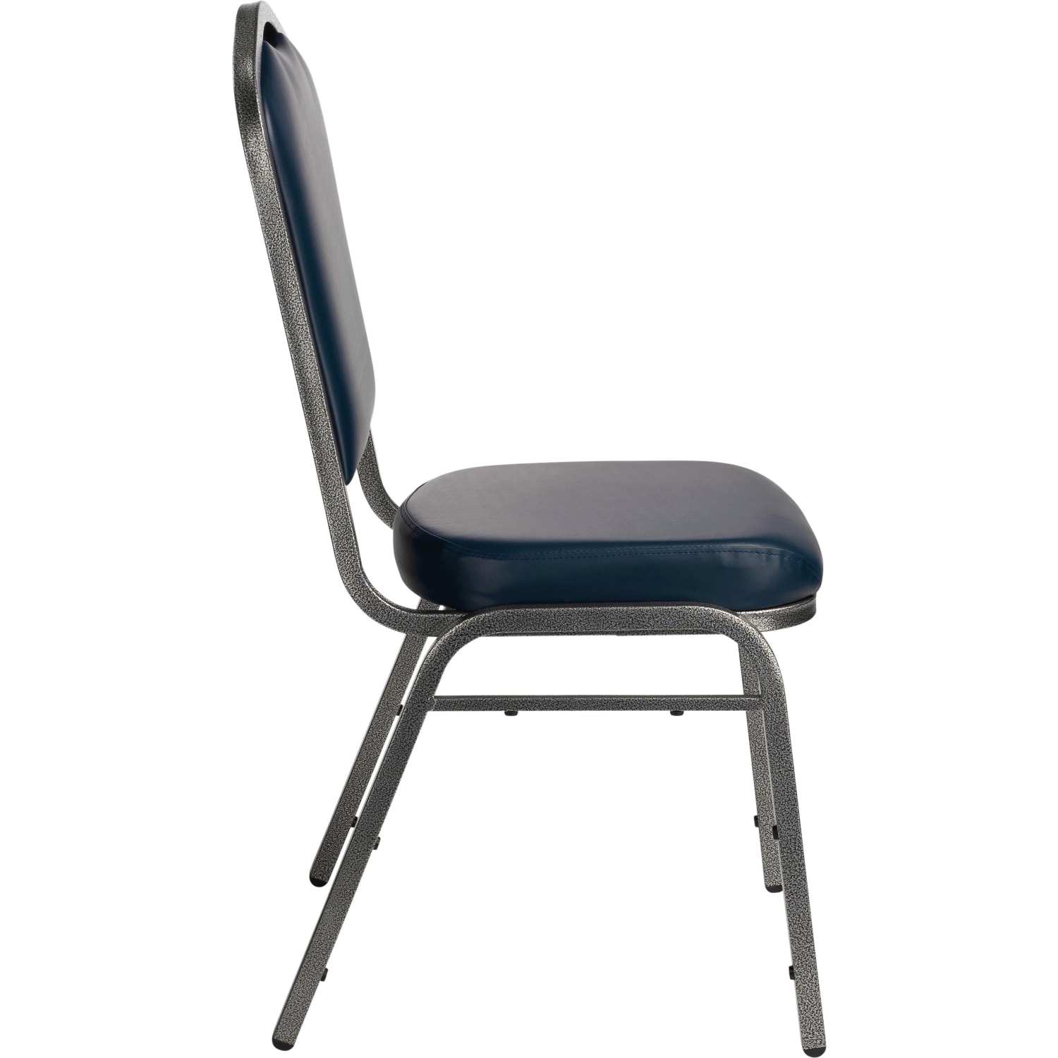 National Public Seating 9300 Series Deluxe Upholstered Banquet Chairs, Midnight Blue/Silvervein, Pack Of 2 Chairs - Image 6
