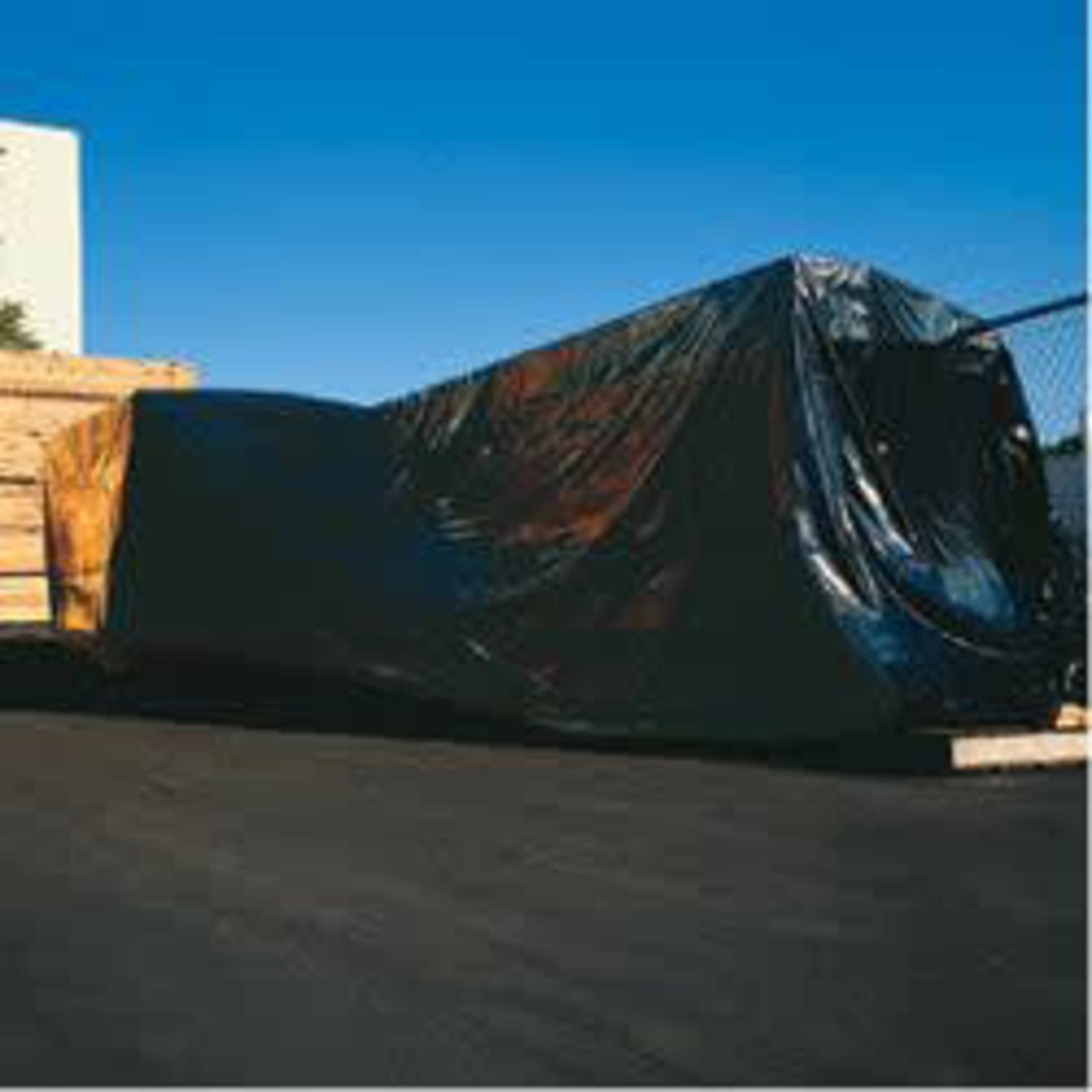 8ft x 100ft - 4 Mil Black Poly Sheeting