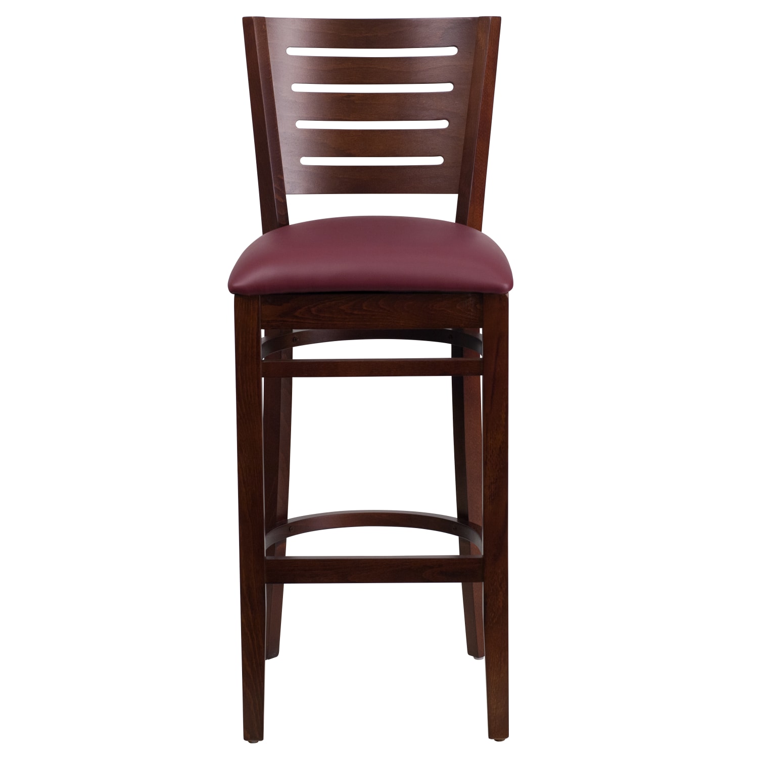 Flash Furniture Slat Back Restaurant Bar Stool BurgundyWalnut PopularChairscom Flash Furniture Slat Back Restaurant Bar Stool BurgundyWalnut PopularChairscom