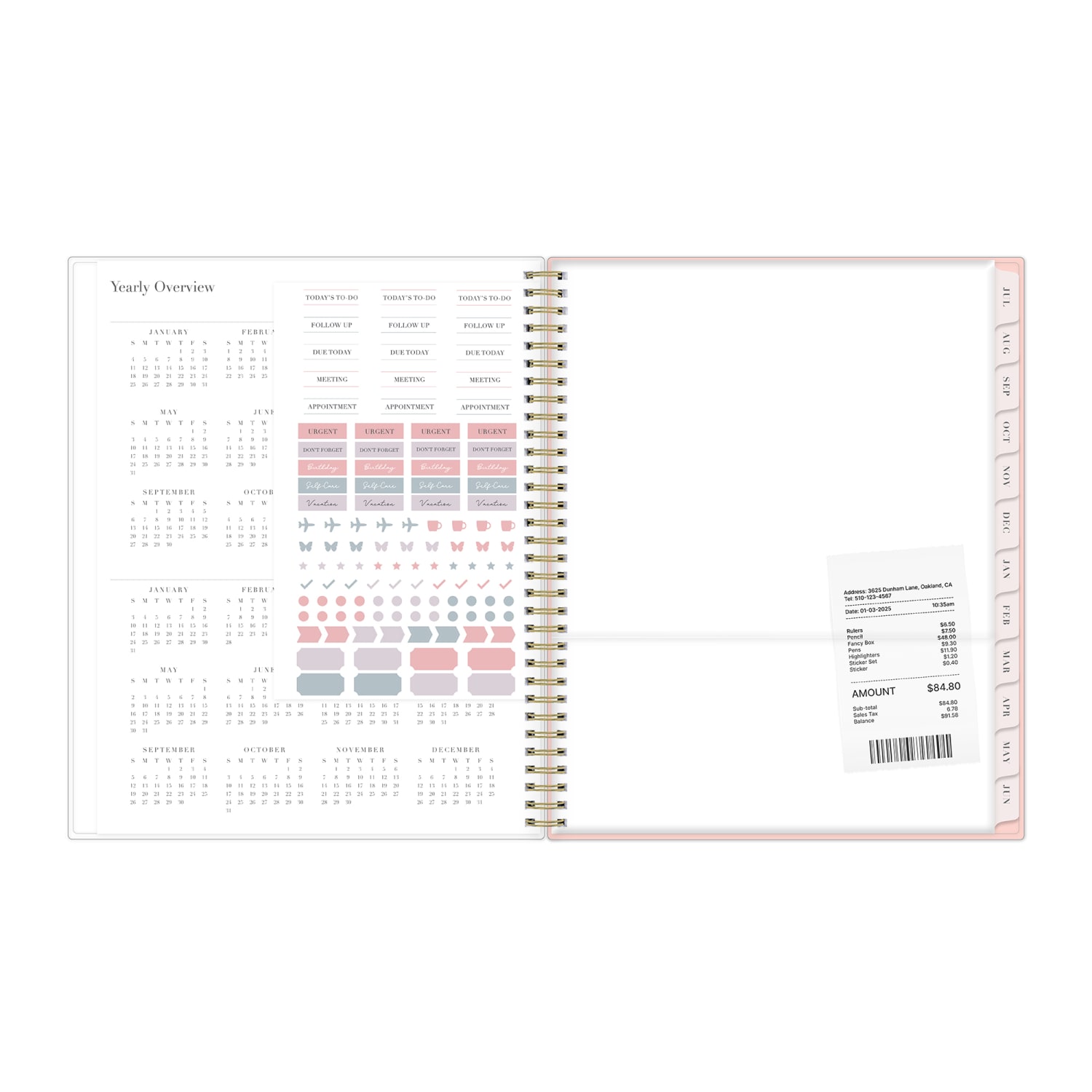 Planning Calendar RP Cherie PP 8.5x11 AY26-27 W/M - Image 5