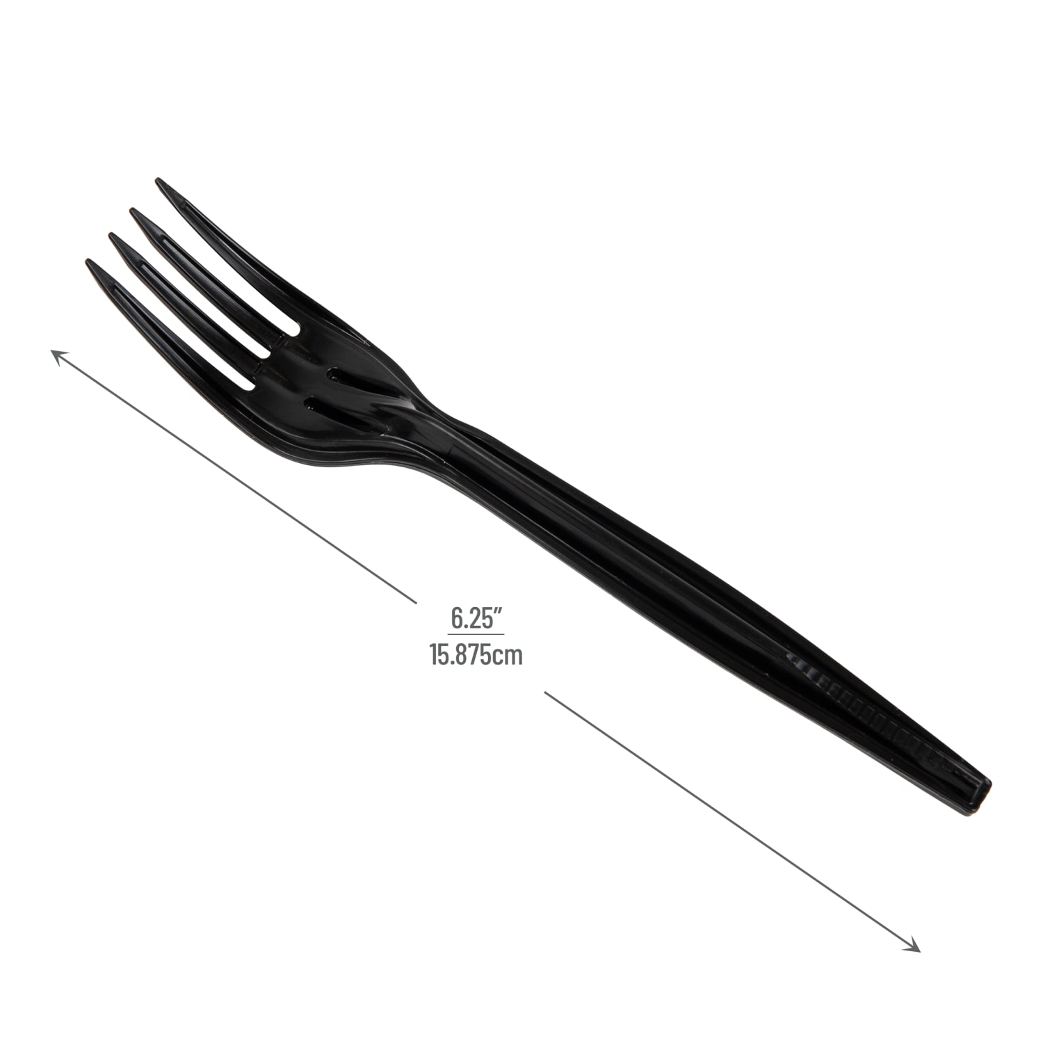 Mind Reader Fork Refill for CUTDISPBK-BLK Cutlery Storage, 3/4inH x 7/8inW x 6-1/4inL,100pcs, Black - Image 4
