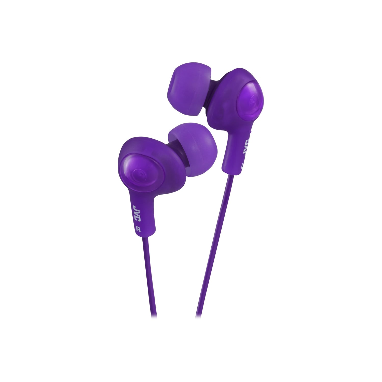 JVC Gummy Plus In-Ear Headphones, Purple, JVCHAFX5V