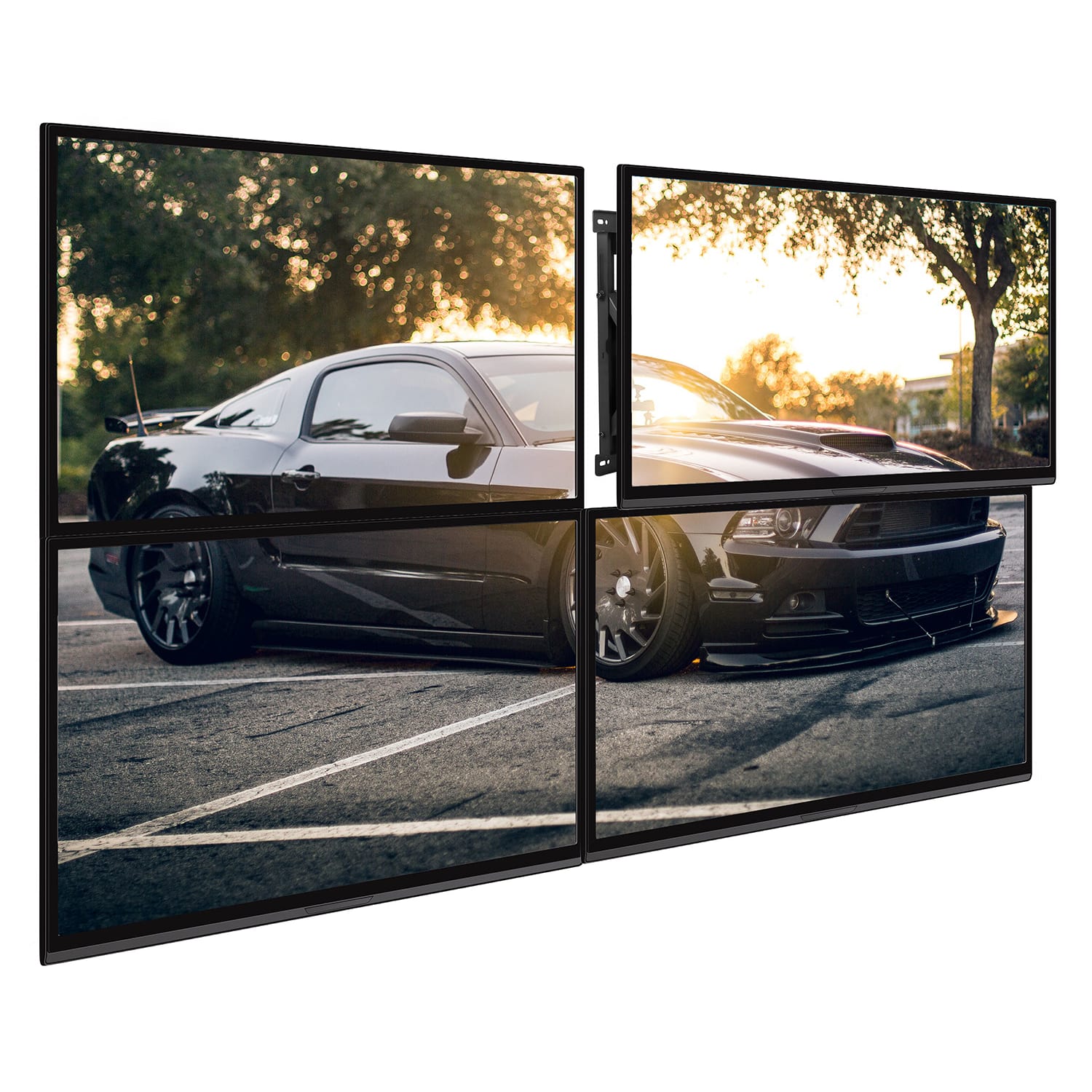 Mount-It! MI-367 Menu Board & Pop-Out Video Wall Mount, Black - Image 3
