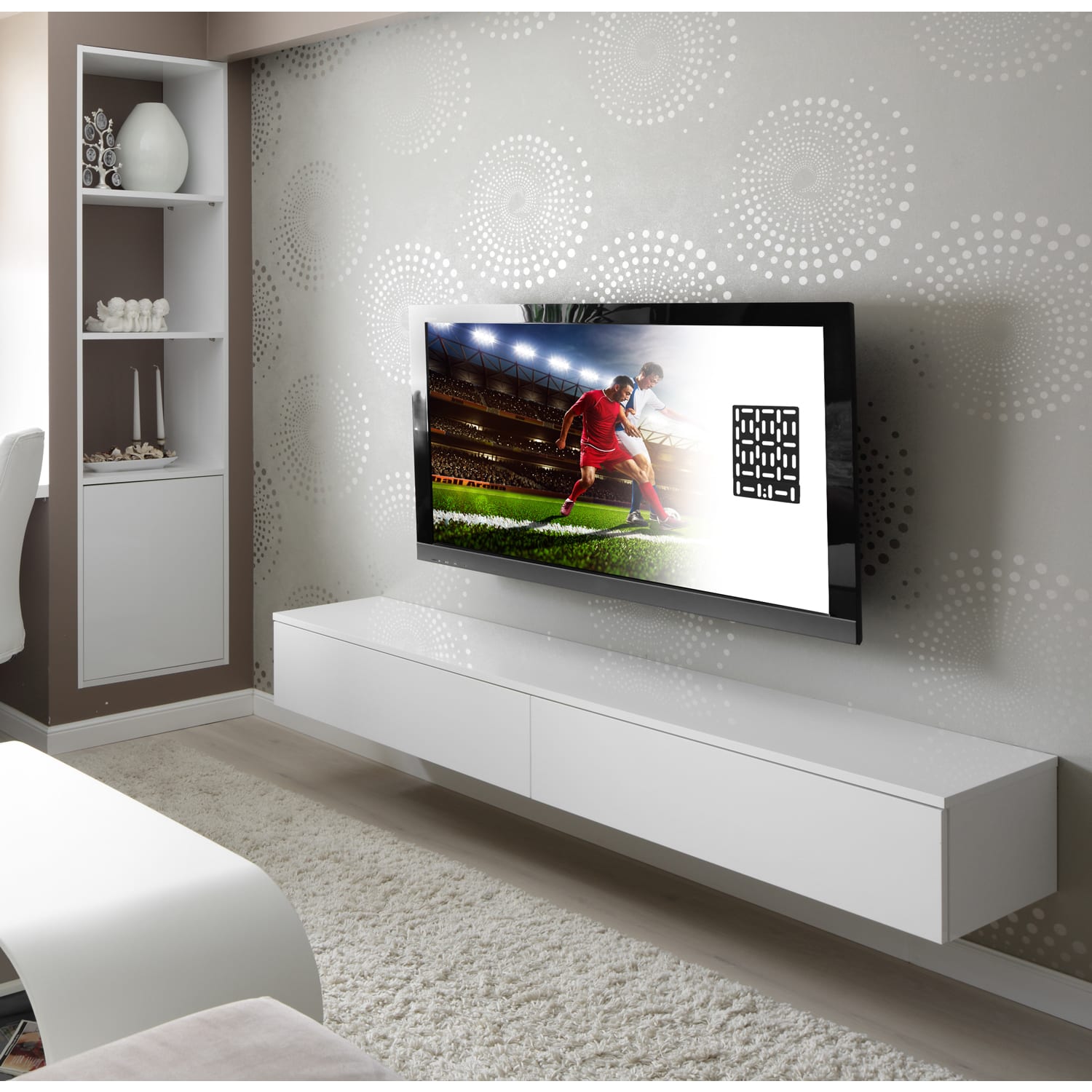 Mount-It! MI-355 Universal Streaming Device Mount, Black - Image 3