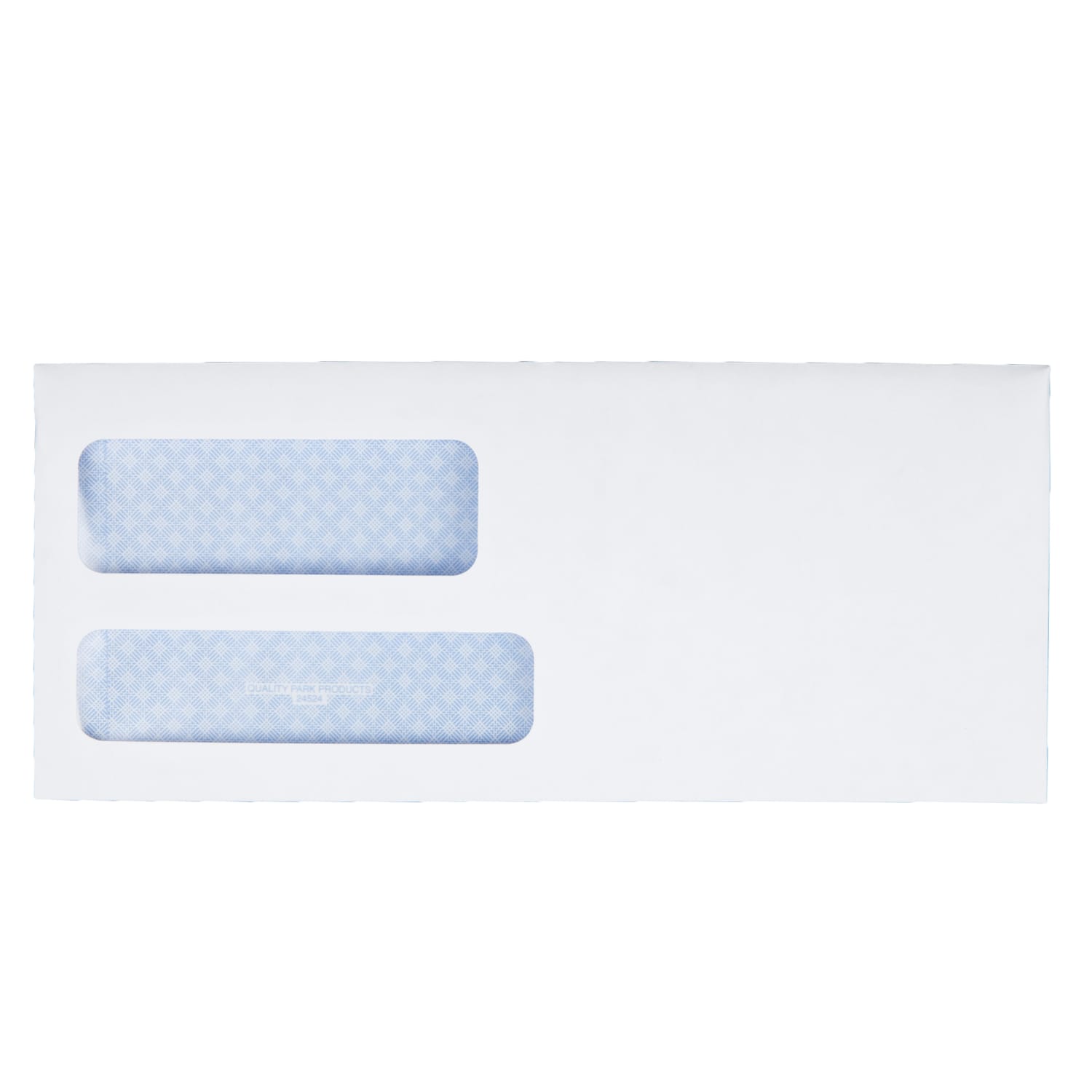 Quality Park #9 Double-Window Envelopes, Left Windows (Top/Bottom), Gummed Seal, White, Box Of 500 - Image 4