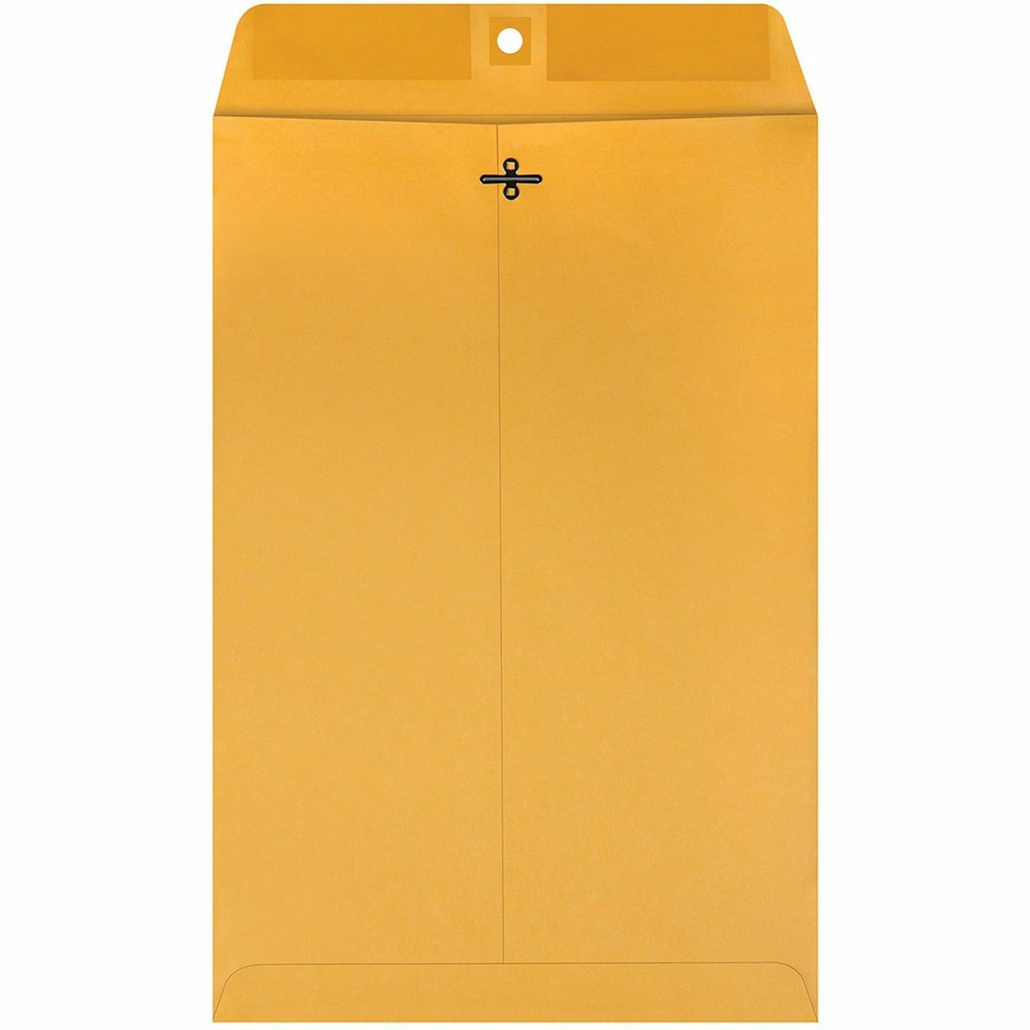 Quality Park 10 x 15 Clasp Envelopes with Deeply Gummed Flaps - Clasp - #98 - 10in Width x 15in Length - 28 lb - Gummed - Kraft - Kraft - 100 / Box - Image 6