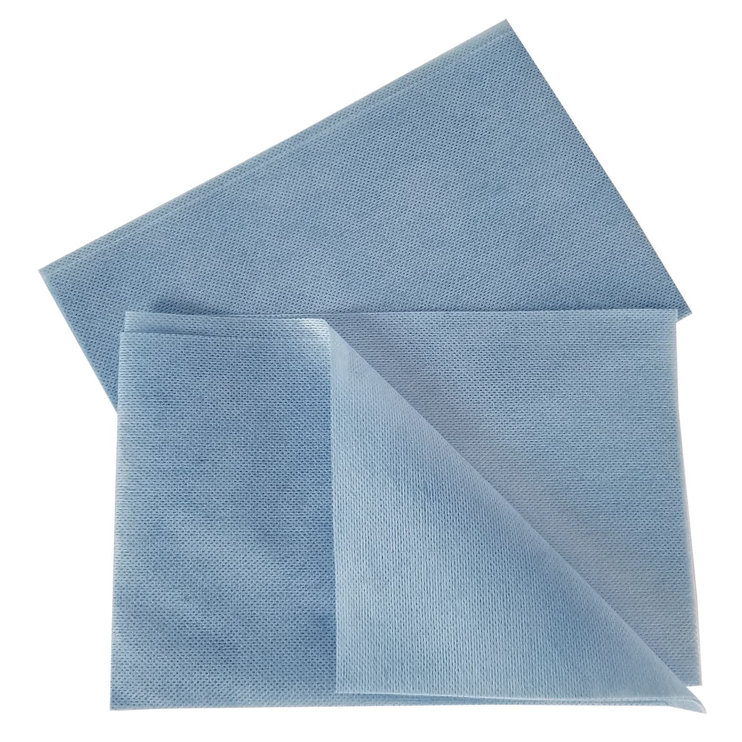 SaniWorks Deluxe Foodservice Wiper, 1-Ply, 13 x 21, Blue, 150/Carton - Image 4
