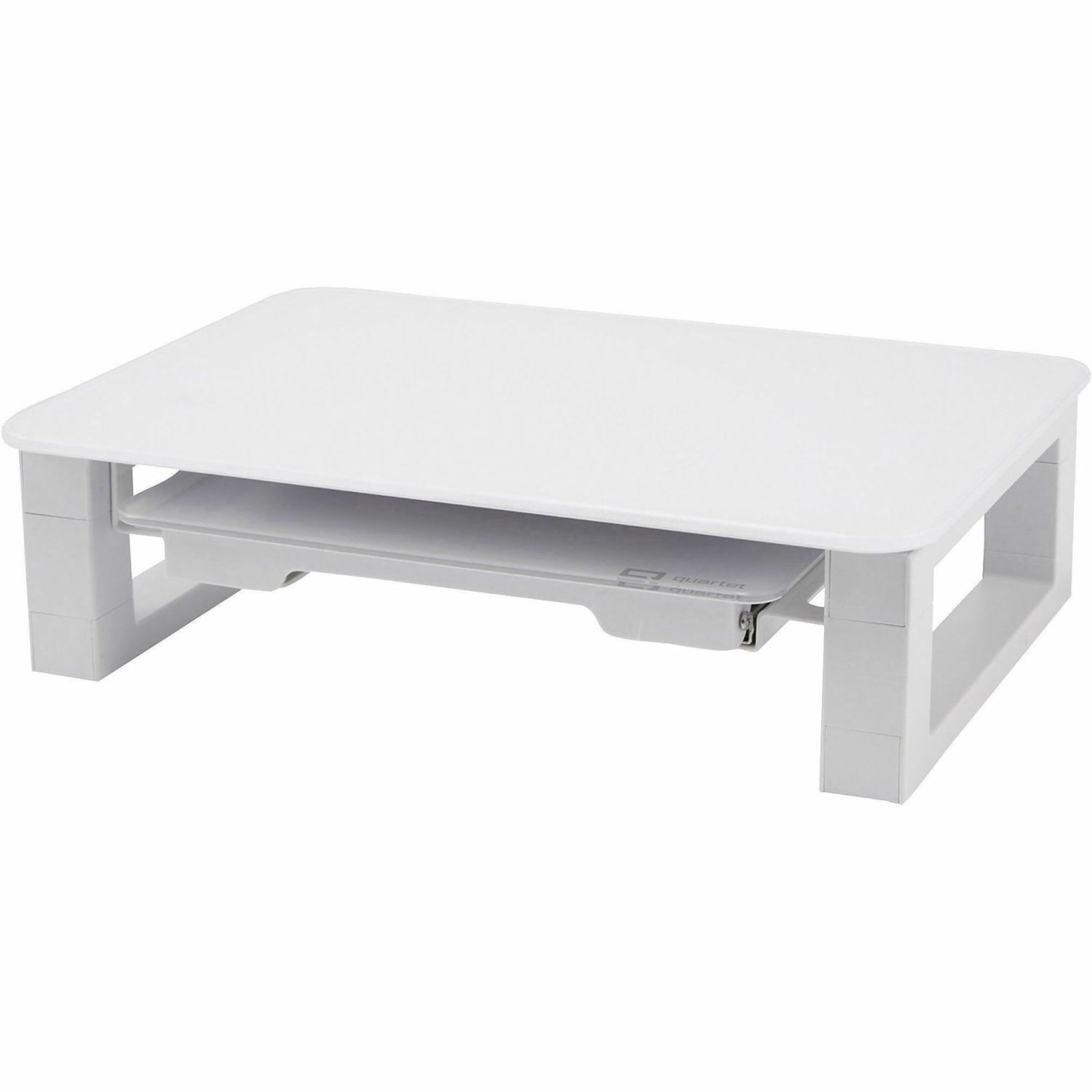 Quartet Dry-Erase Board Desktop Monitor Riser, 4-3/8inH x 12-3/4inW x 16-3/8inD, White - Image 4