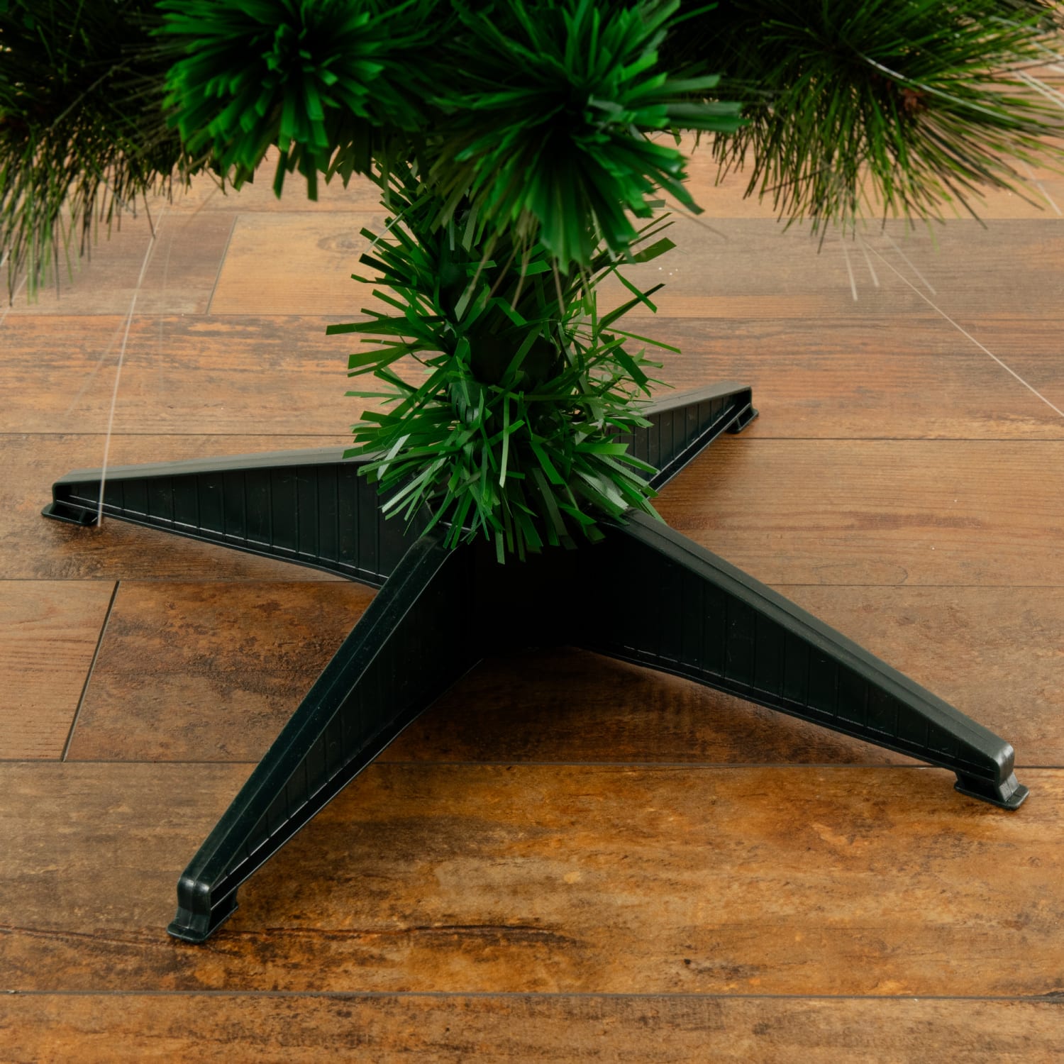 Nearly Natural Pine 48inH Artificial Fiber Optic Christmas Tree With LED Lights, 48inH x 22inW x 22inD, Green - Image 6
