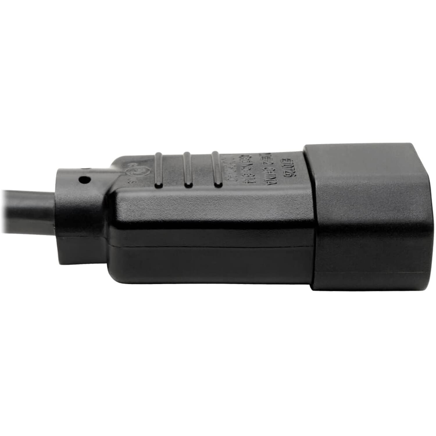 Tripp Lite Standard Computer Power Cord - 12A, 16AWG (IEC-320-C14 to NEMA 5-15R) 2-ft. - Image 5