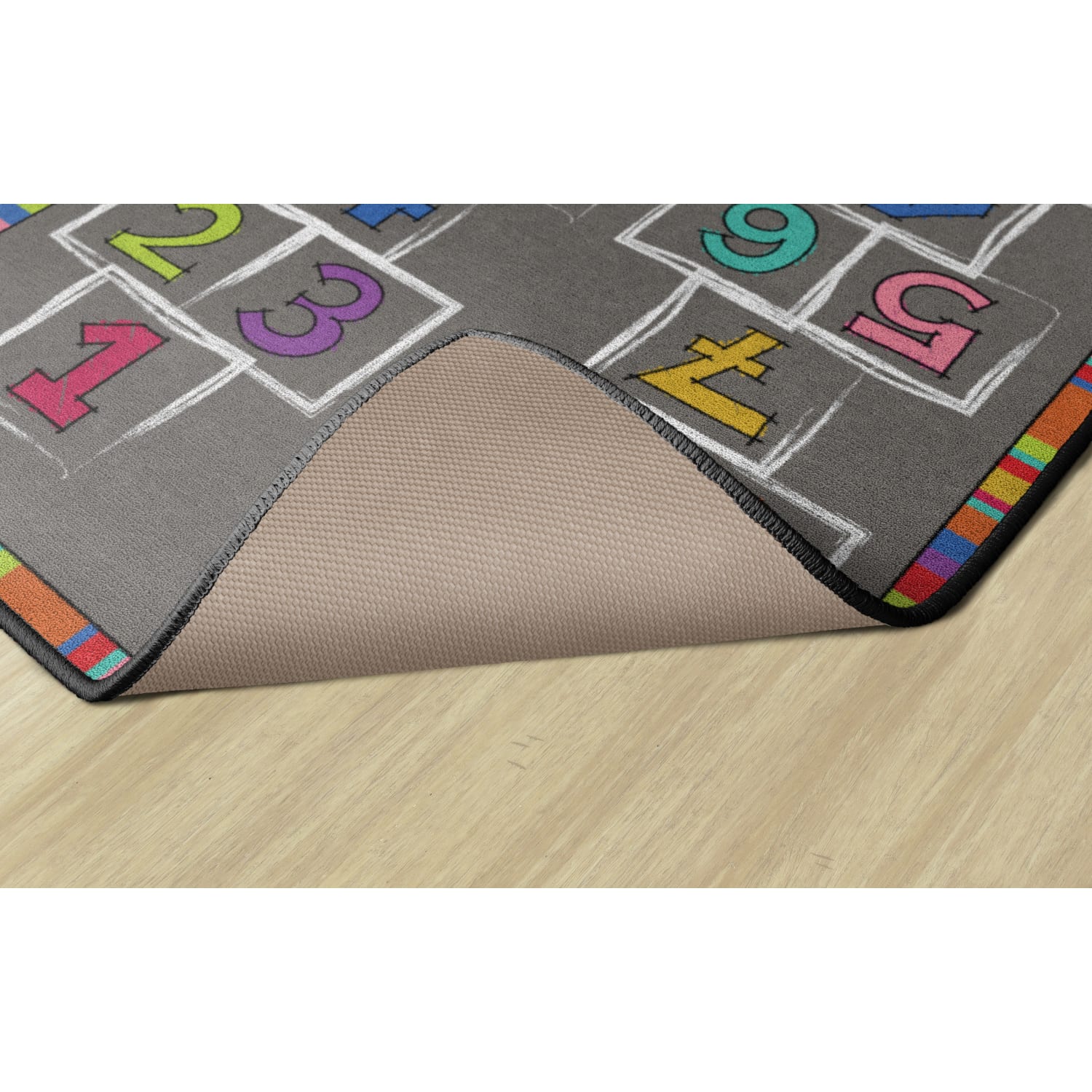 Flagship Carpets Hopscotch Area Rug, 3ftH x 5ftW - Image 5