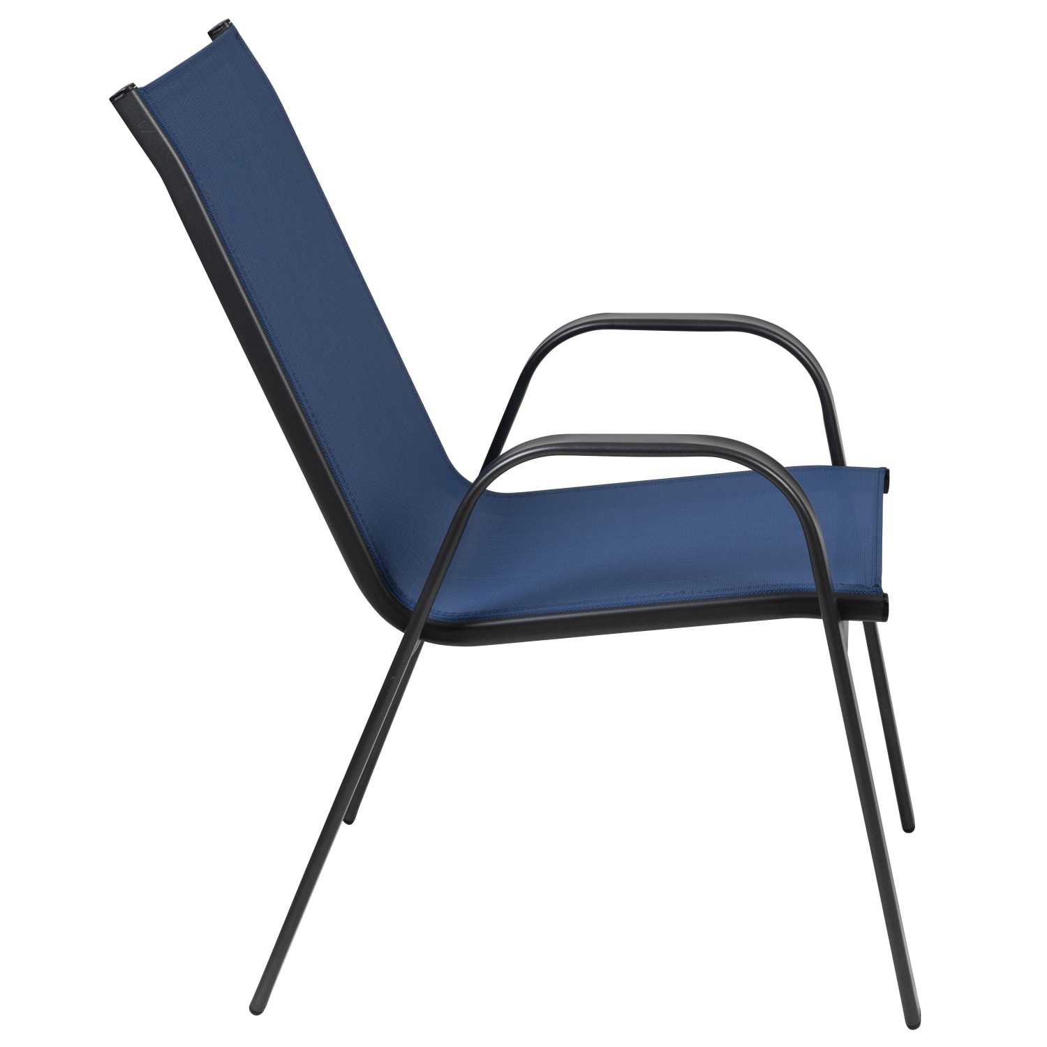 Flash Furniture Brazos Series Outdoor Stack Chairs NavyBlack Pack Of 4 Chairs PopularChairscom Flash Furniture Brazos Series Outdoor Stack Chairs NavyBlack Pack Of 4 Chairs PopularChairscom