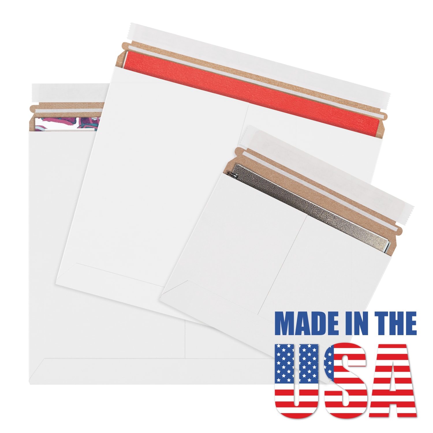 Partners Brand Utility Stayflats Mailers 11 1/2in x 9in, White, Pack of 200 - Image 6