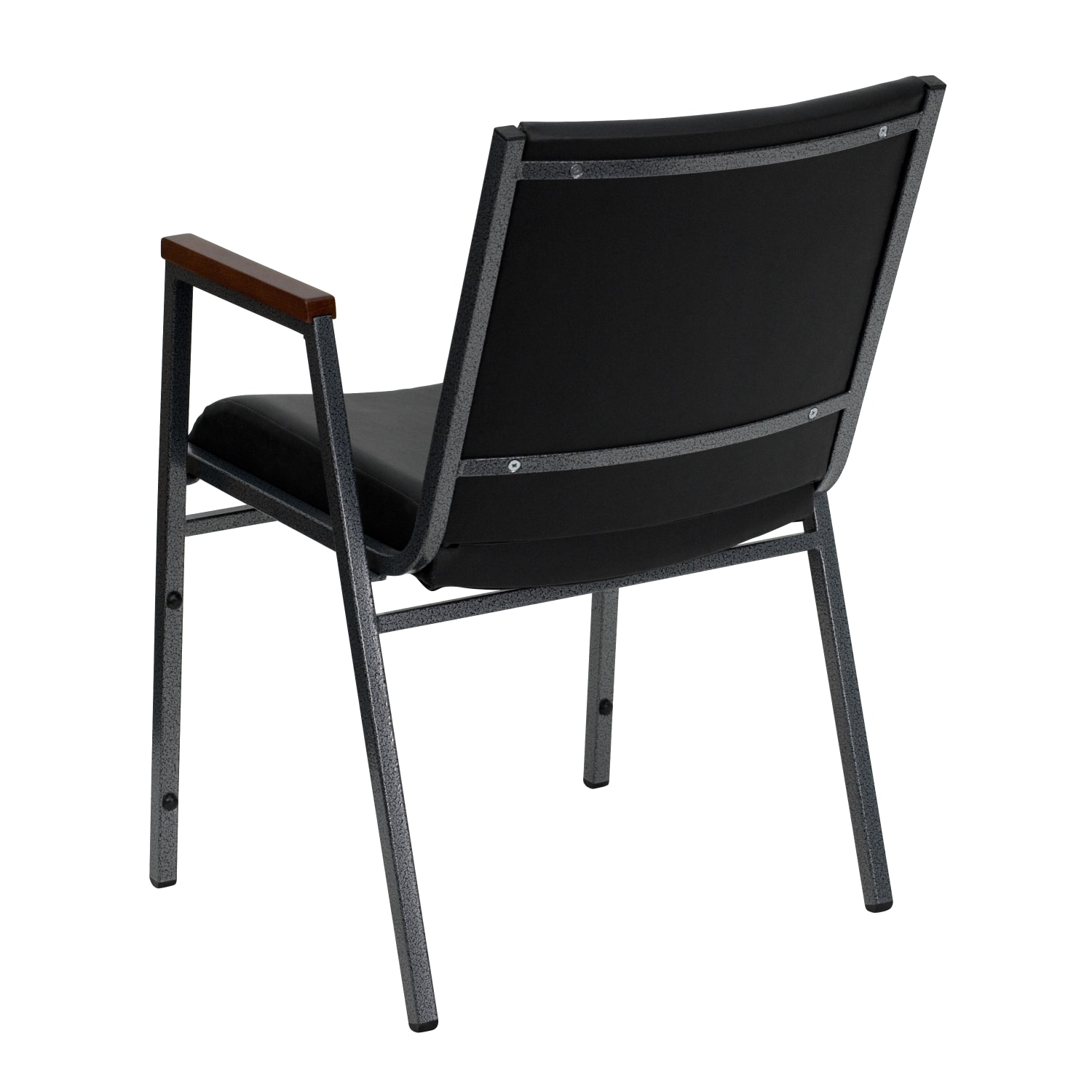 Flash Furniture HERCULES Series Heavy-Duty Stack Chair With Arms, Black - Image 7