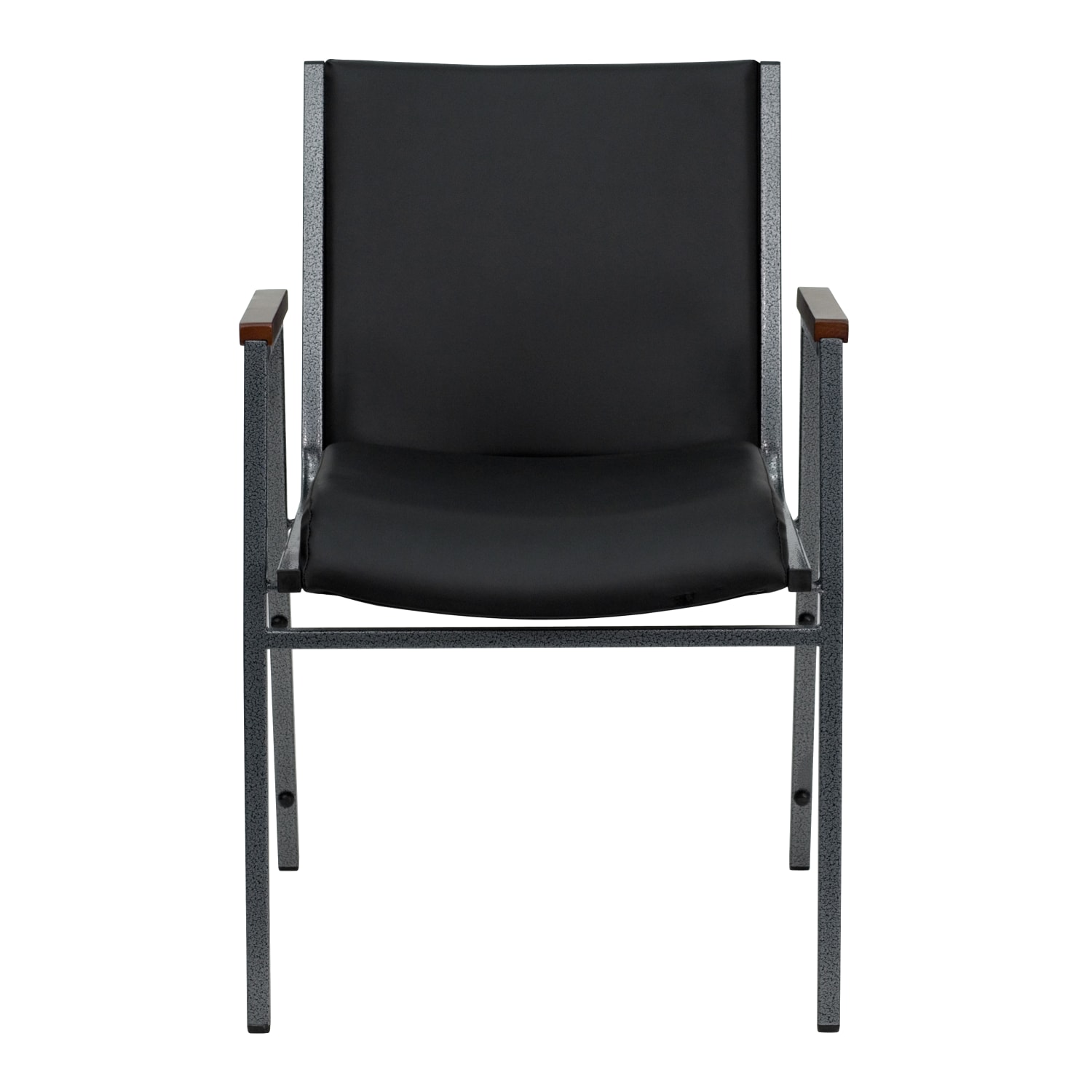 Flash Furniture HERCULES Series Heavy-Duty Stack Chair With Arms, Black - Image 10