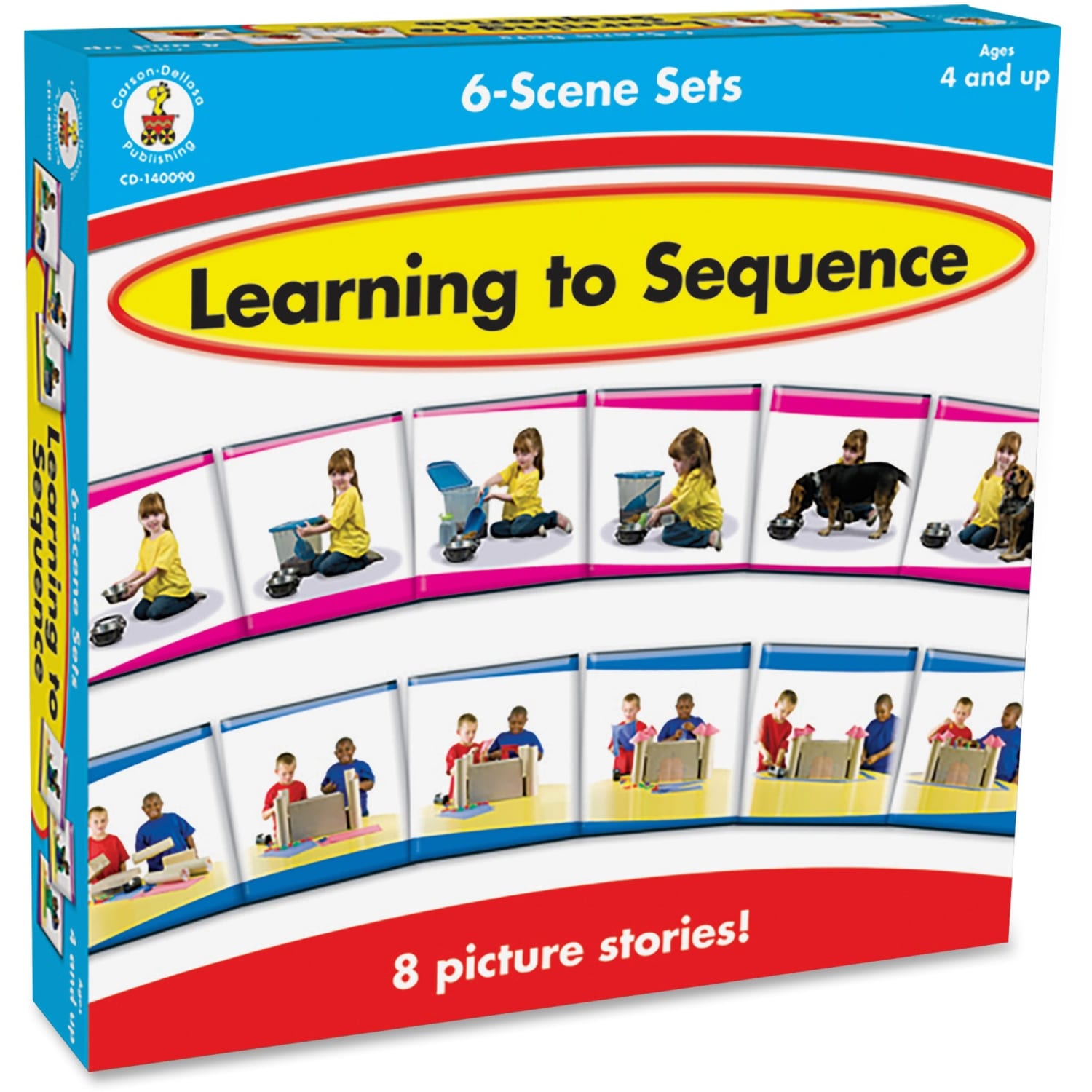 Carson-Dellosa Early Childhood Games: Learning To Sequence: 6 Scenes