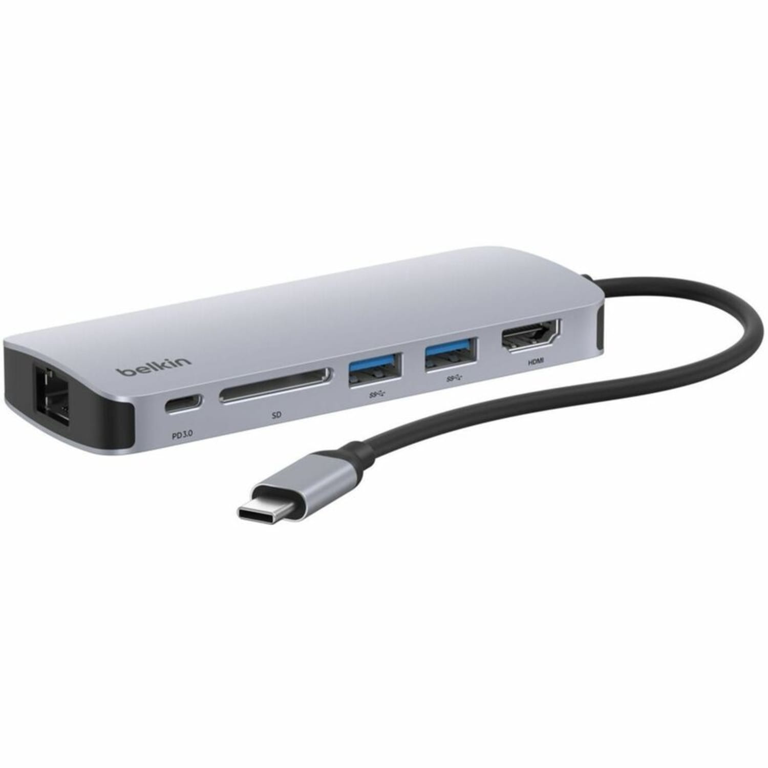 Belkin Connect USB-C 6-in-1 Multiport Hub, AVC008FQSGYV2 - Image 3