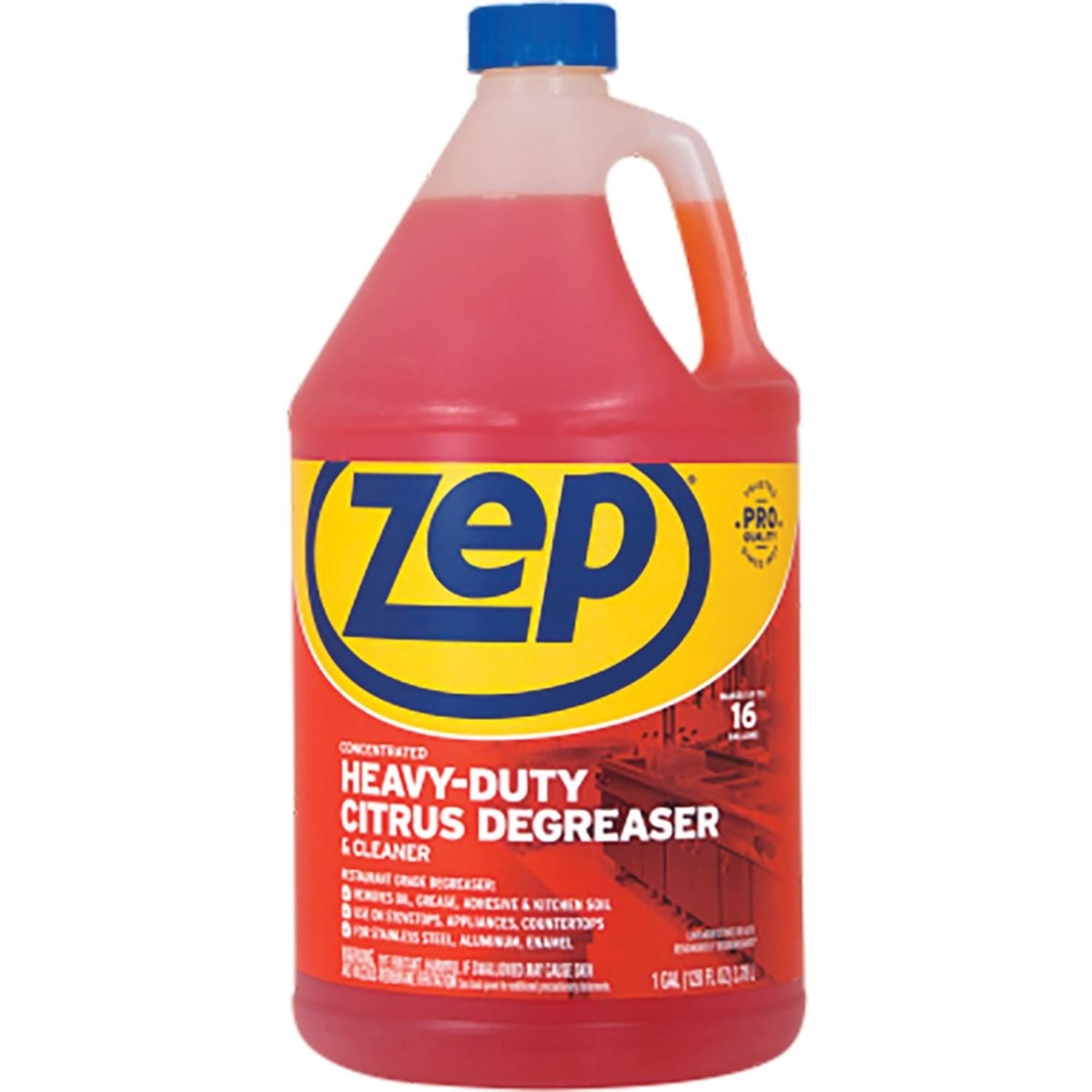 Zep Heavy-Duty Citrus Degreaser - Concentrate - 128 fl oz (4 quart) - Heavy Duty - Orange - 4 / Carton - Image 3