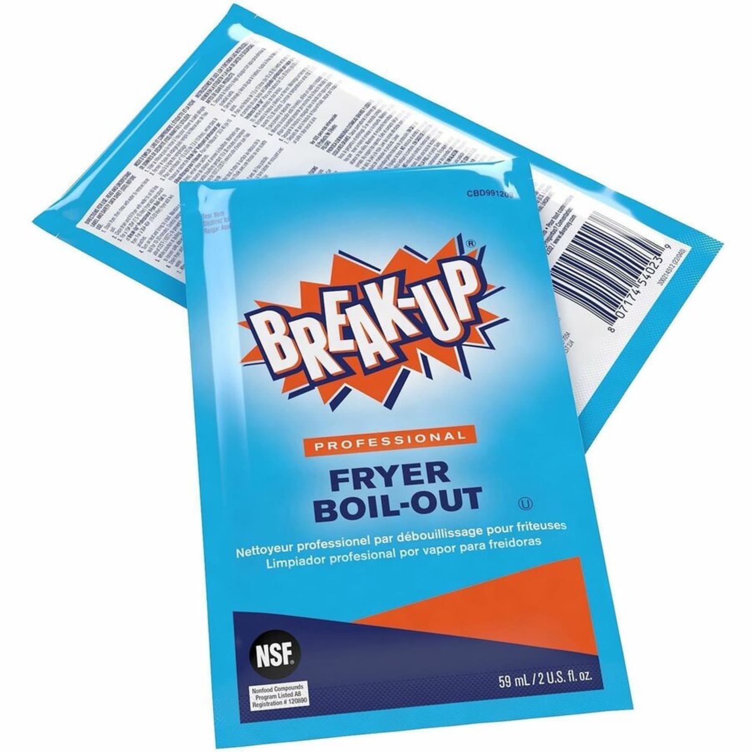 BREAK-UP Fryer Boil-Out Cleaner Packets, 2 Oz, Case Of 36 - Image 5