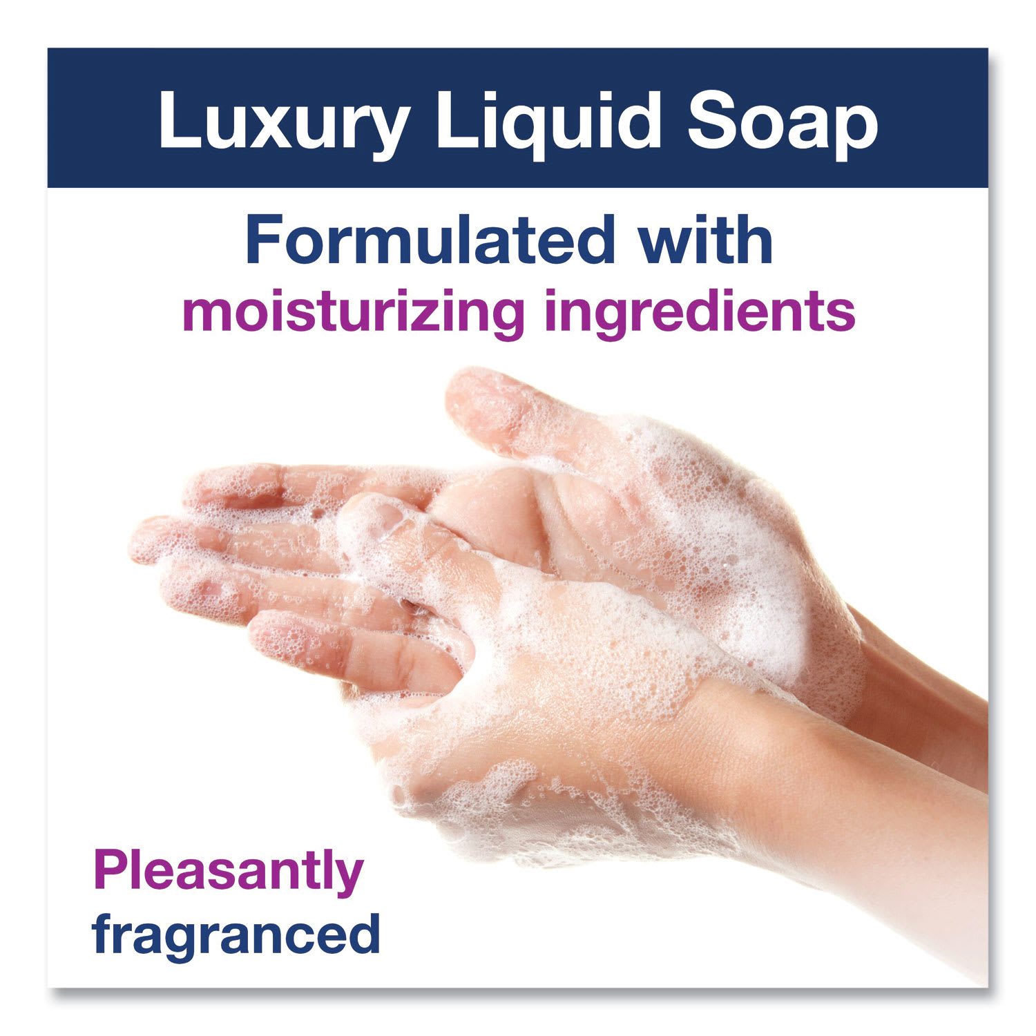 Tork Luxury Liquid Soap Refill, Soft Rose Scent, 1 L, 6/Carton - Image 6