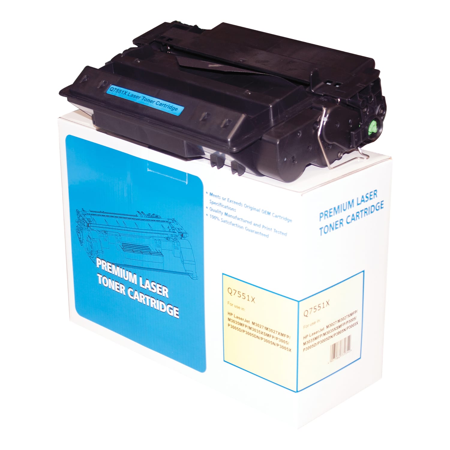 M&A Global Remanufactured Black High Yield Toner Cartridge Replacement For HP 51X, Q7551X, Q7551X-CMA - Image 4