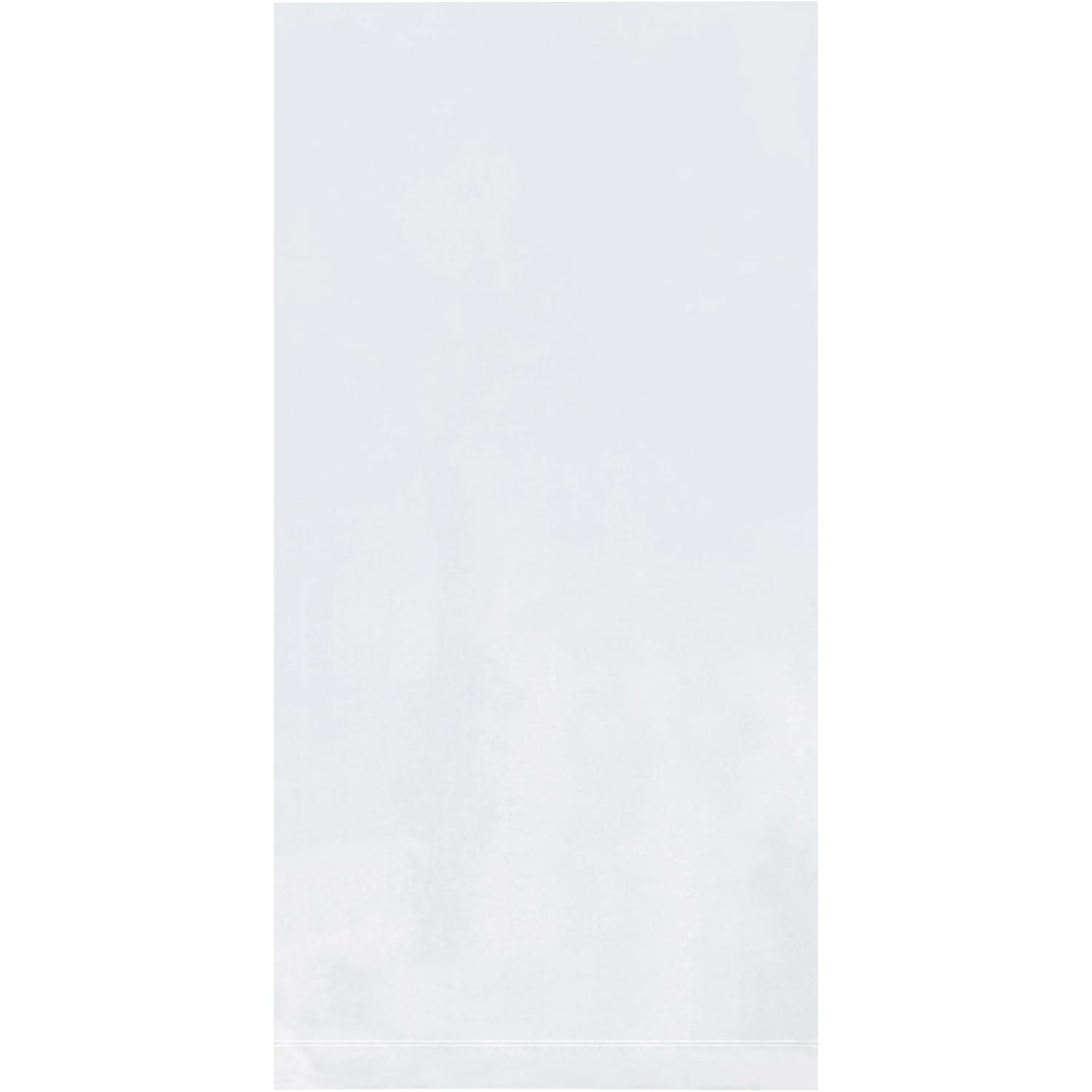 Office Depot Brand 1 Mil Flat Poly Bags, 5in x 9in, Clear, Case Of 1000