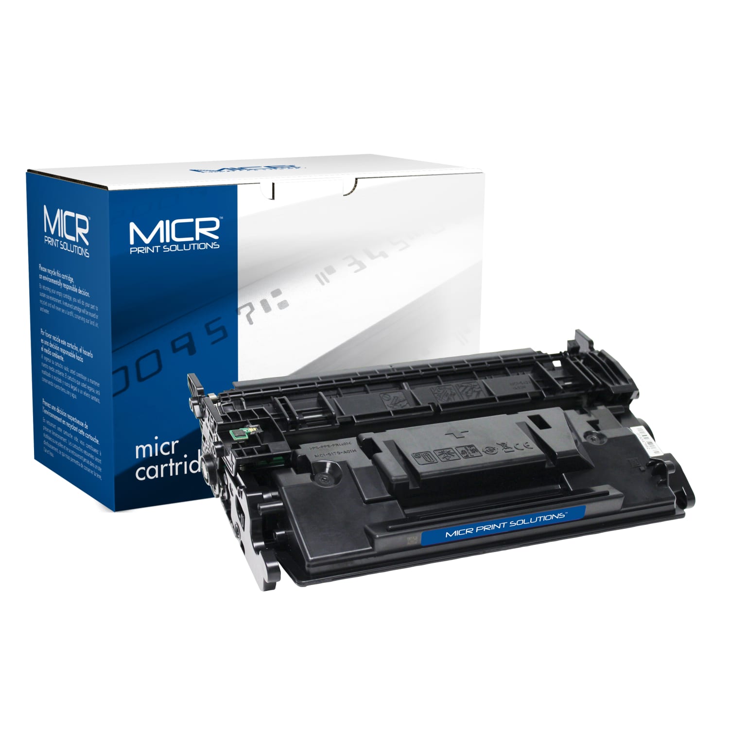 MICR Print Solutions Black High Yield MICR Toner Cartridge Replacement For HP 89X, CF289X, MCR89XM