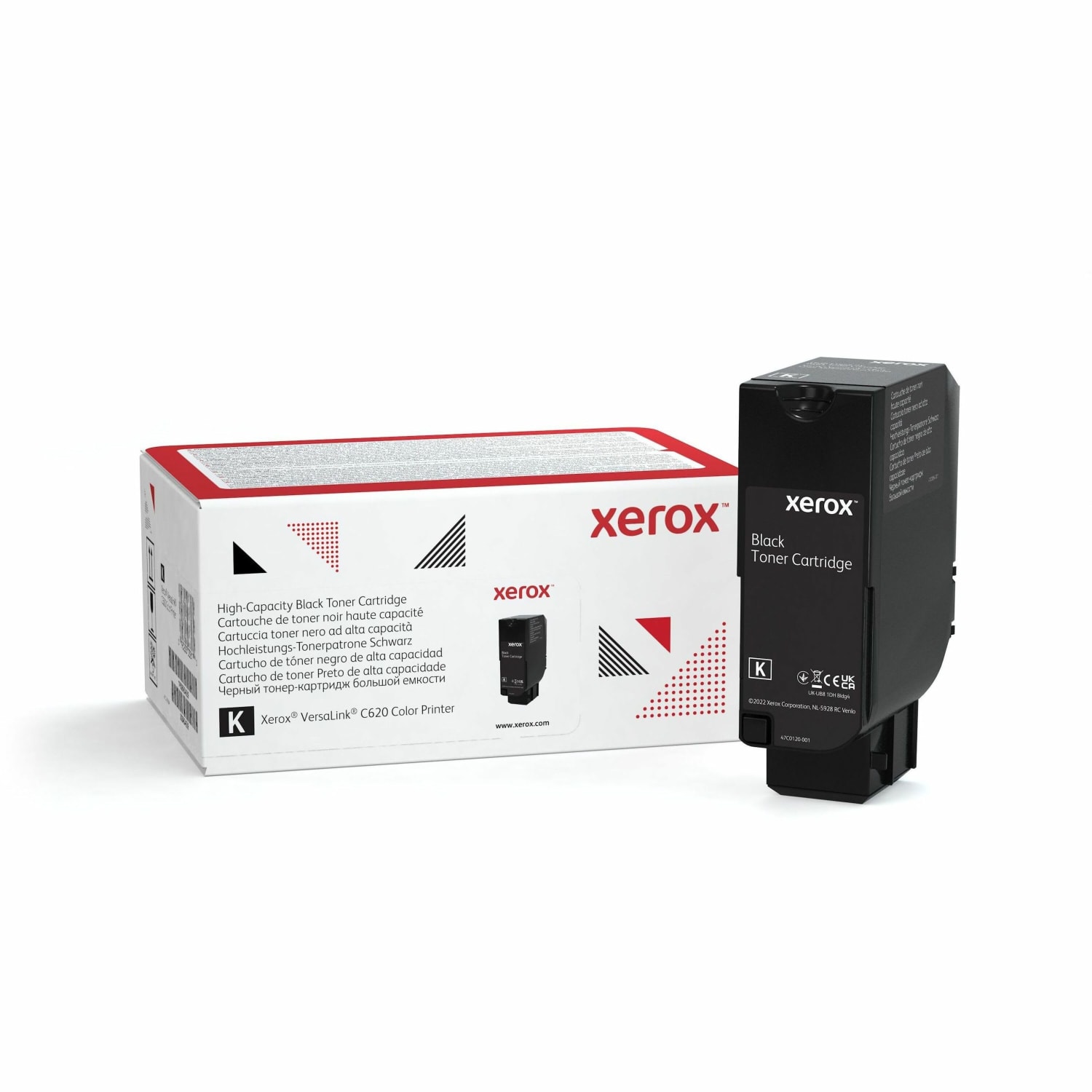 Xerox Genuine Xerox VersaLink C620 Color Printer Black High capacity Toner Cartridge (20000 Pages) - 006R04624 - 20000 pages