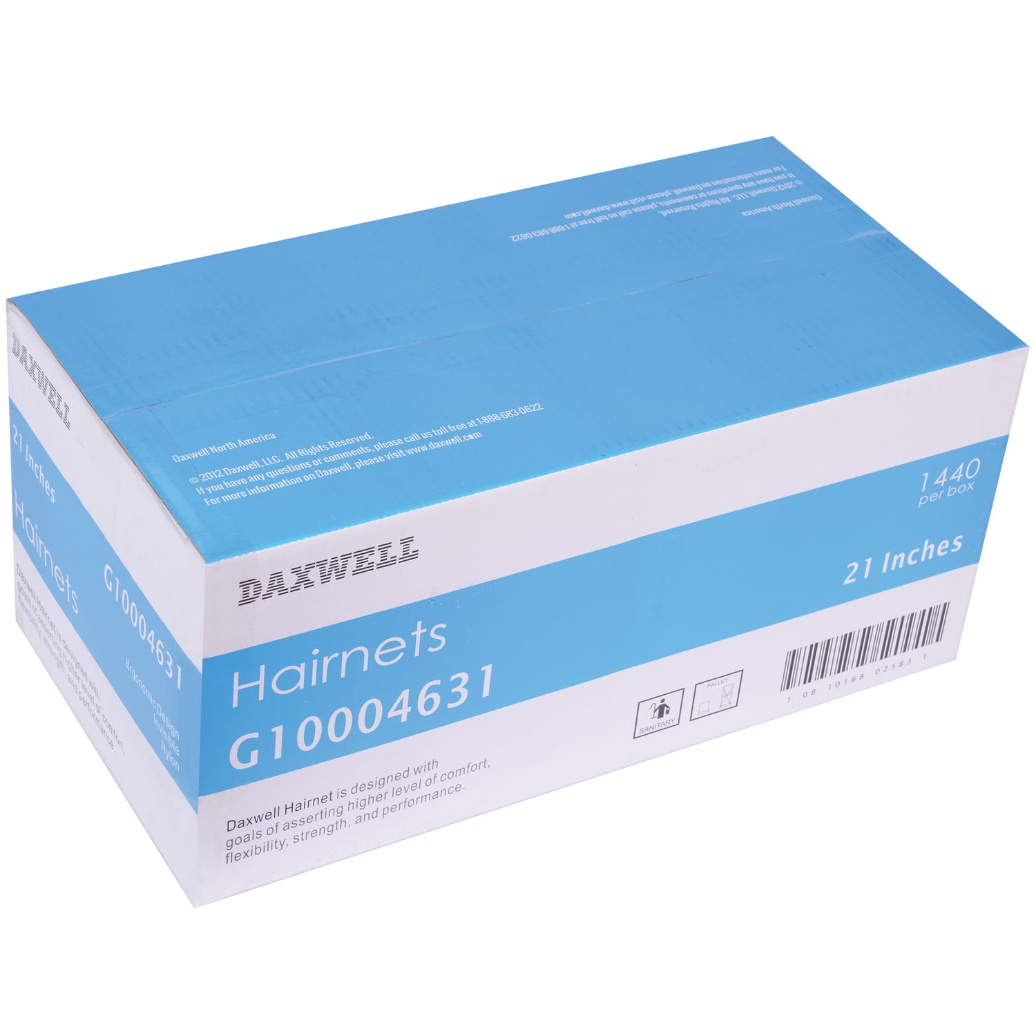Daxwell Nylon Hairnets, 21in, Black, 144 Hairnets Per Box, Case Of 10 Boxes - Image 6