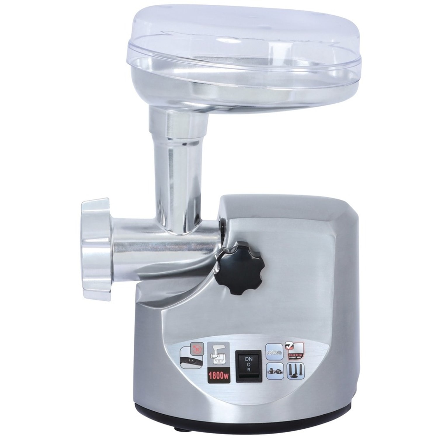 Brentwood Select MG-1800S Stainless Steel Electric Meat Grinder & Sausage Stuffer - Image 3