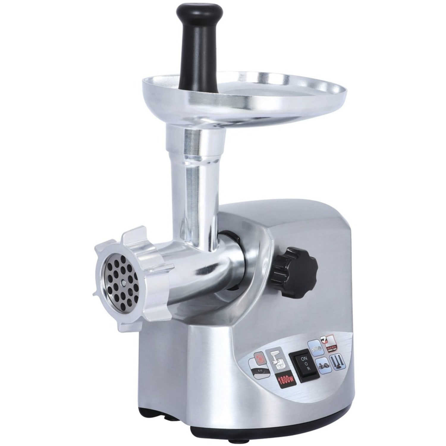 Brentwood Select MG-1800S Stainless Steel Electric Meat Grinder & Sausage Stuffer - Image 4