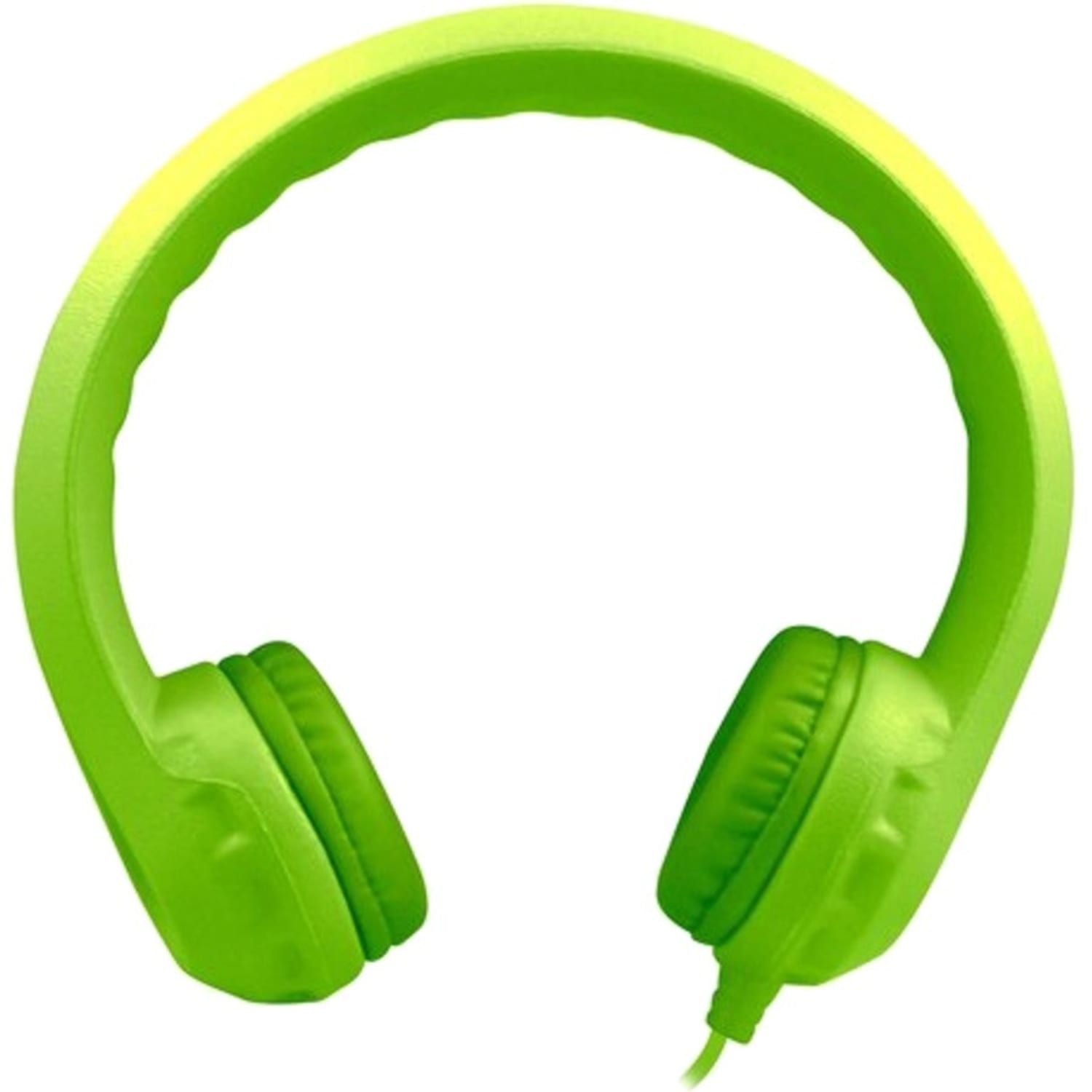 Hamilton Buhl Flex-Phones Single Construction Foam Headphones - Green - Stereo - Mini-phone (3.5mm) - Wired - 32 Ohm - 20 Hz to 20 kHz - Over-the-head - Binaural - Ear-cup - 4 ft Cable - Green - Image 3