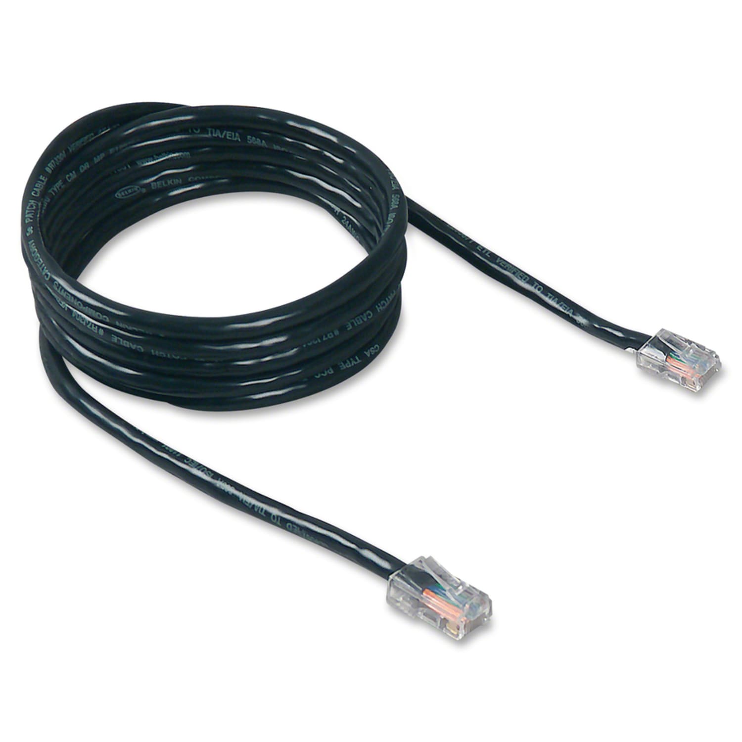 Belkin Cat5e Network Cable - 3 ft Category 5e Network Cable  - A3L79103BLKS - Image 4