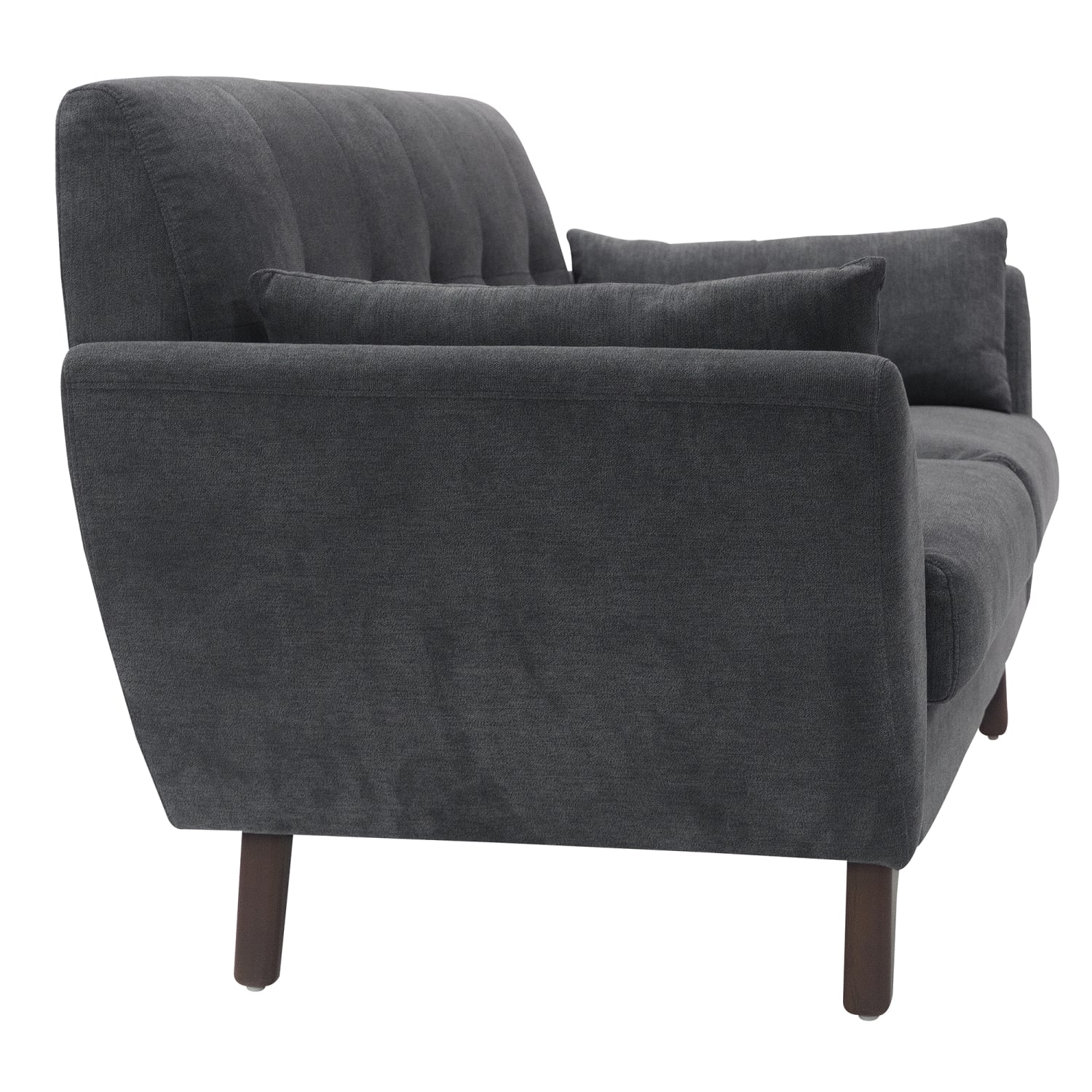Serta Artesia Collection Sofa, Slate Gray/Chestnut - Image 5