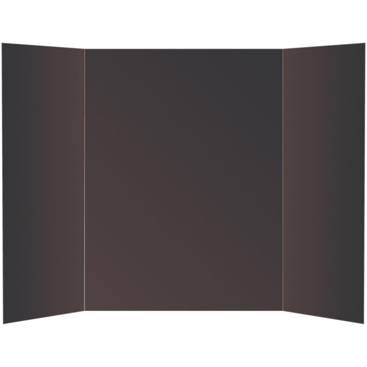 Office Depot Brand 2-Ply Tri-Fold Project Board, 36in x 48in, Black