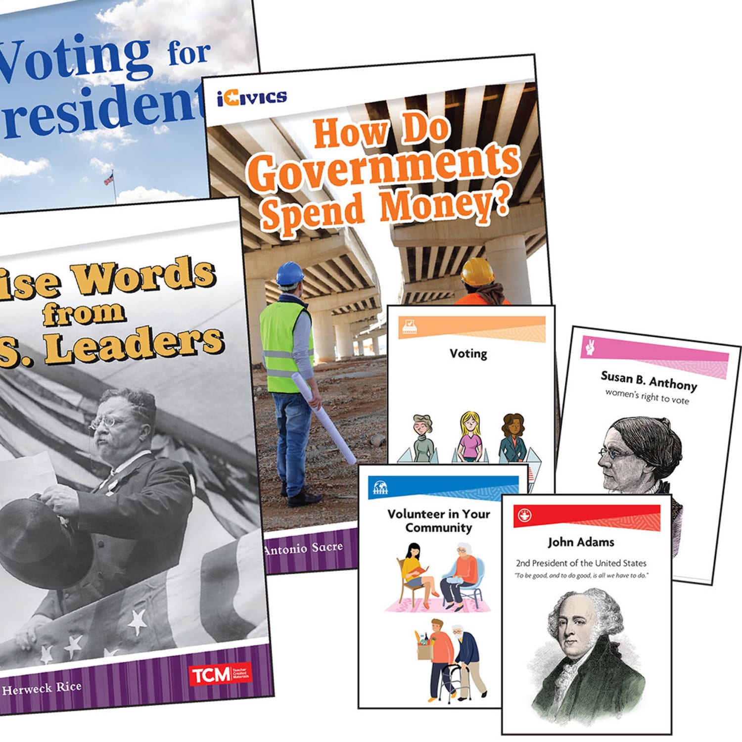 Teacher Created Materials iCivics: Leadership & Responsibility 5-Book Set & Game Cards, Grade 4 - Image 4