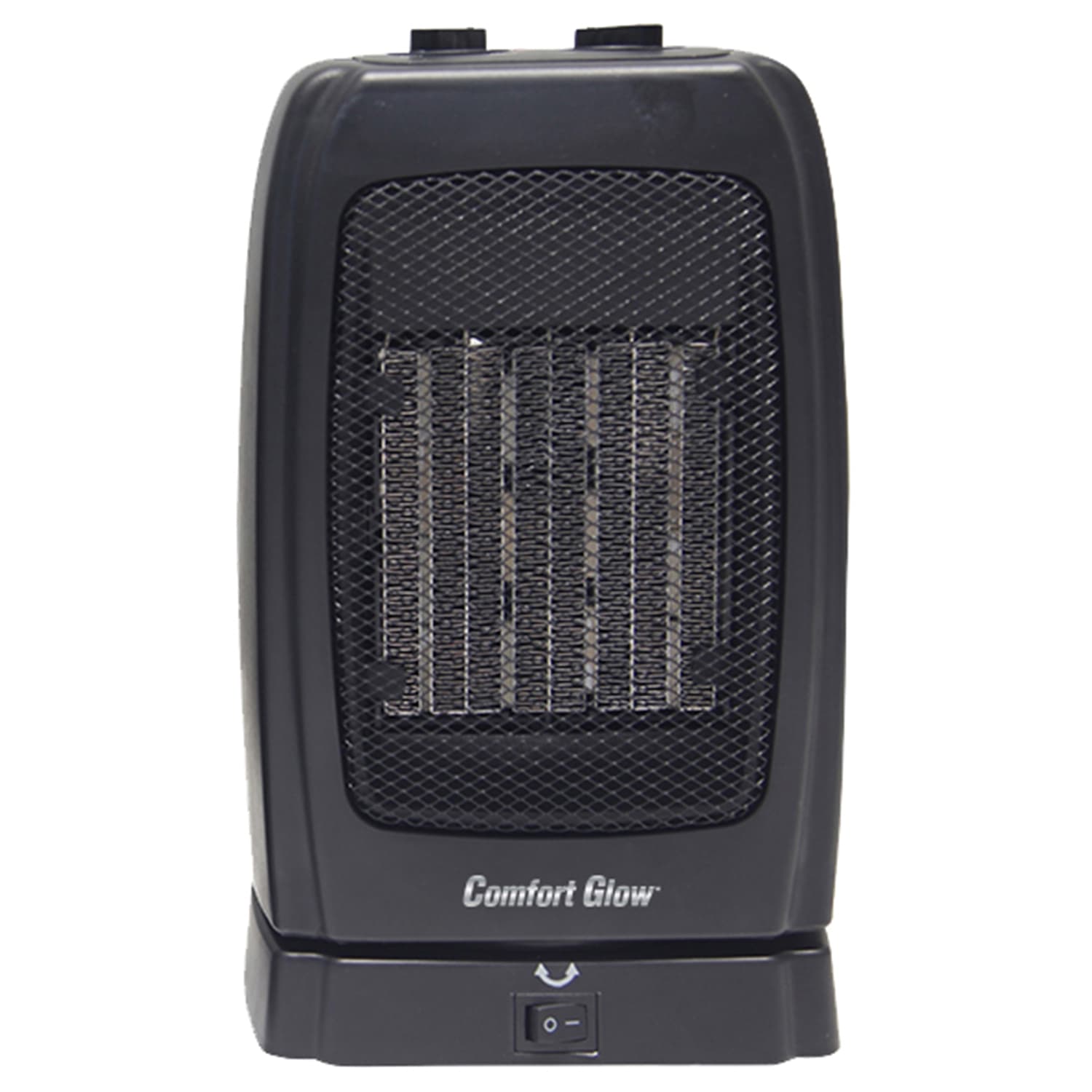Comfort Glow 1500-Watt-Max Portable Oscillating Ceramic Fan Heater with Thermostat, Black - Image 3
