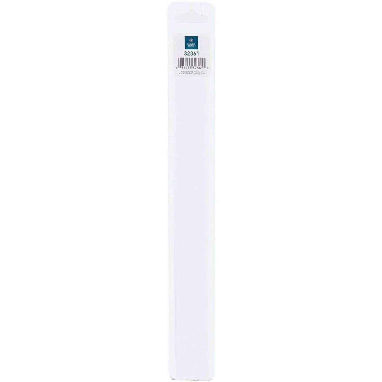 Business Source Nonskid Stainless Steel Ruler - 12in Length - 1/16, 1/32 Graduations - Metric Measuring System - Stainless Steel - Silver - 1 Each - Image 4
