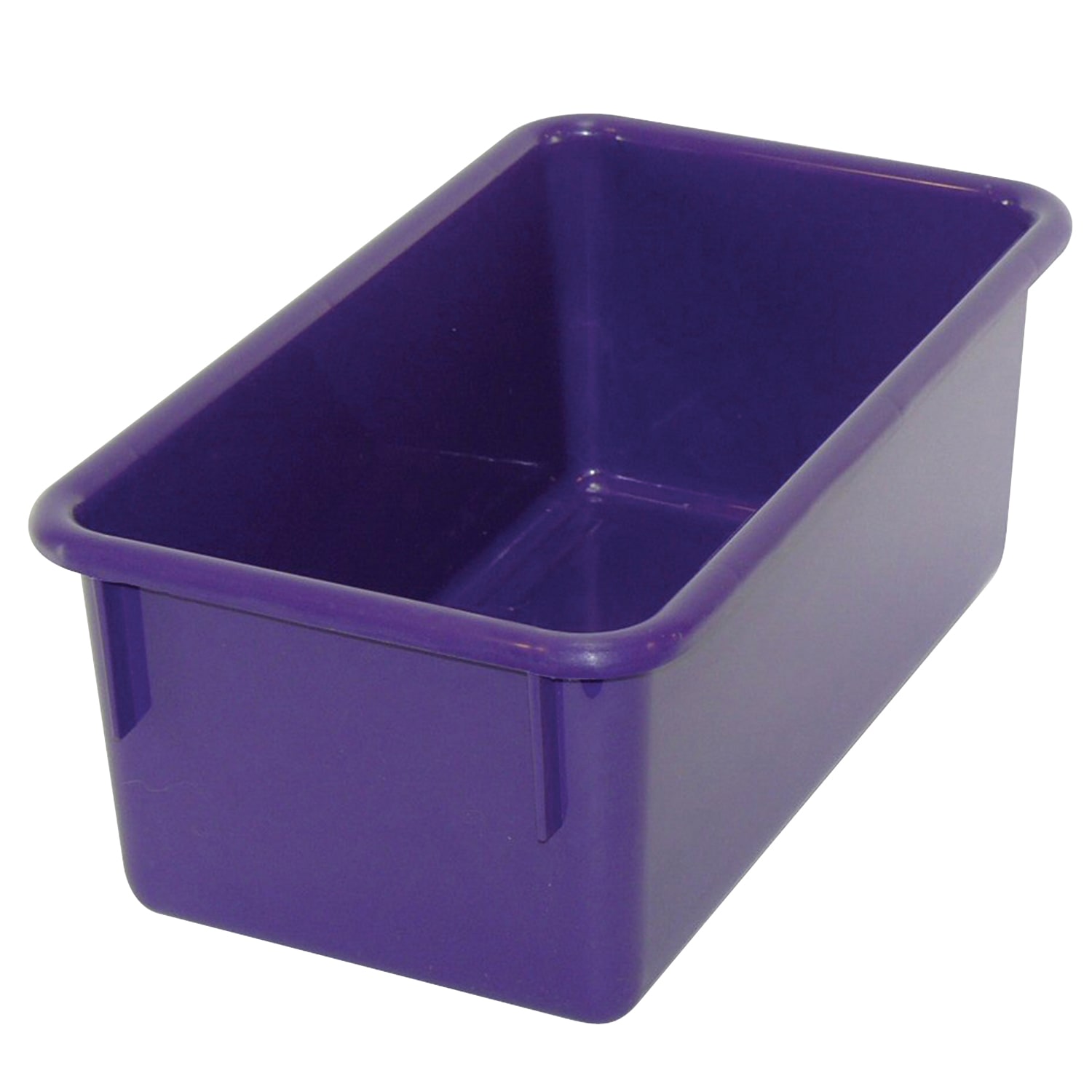 Romanoff Stowaway Trays, 5-1/4inH x 7-3/4inW x 13-1/4inD, Purple, Pack Of 3 Trays - Image 3