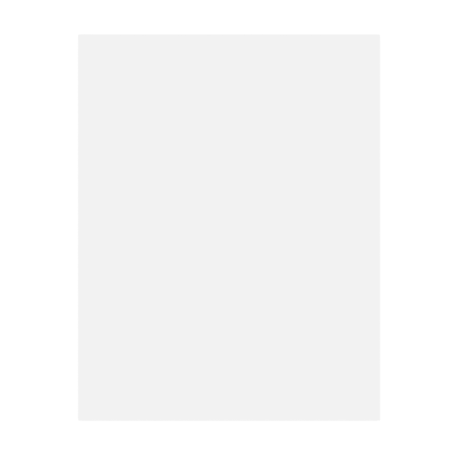 Pacon Peacock Railroad Board, 22in x 28in, 4-Ply, White, Carton Of 100 Sheets, PAC104225
